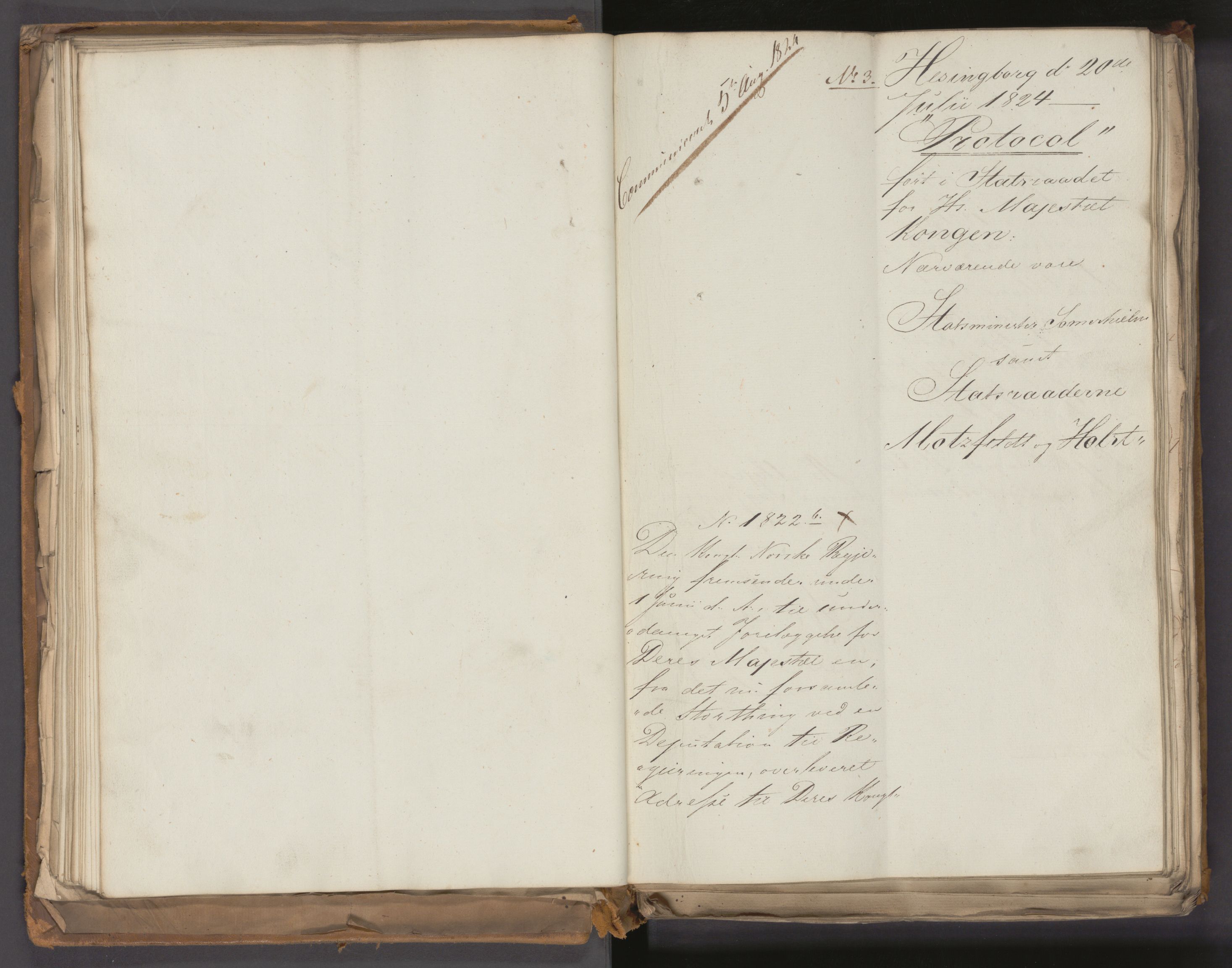 Statsrådssekretariatet, AV/RA-S-1001/A/Ab/L0019: Kgl. res. nr. 1753-2274, 2. halvår, 1824