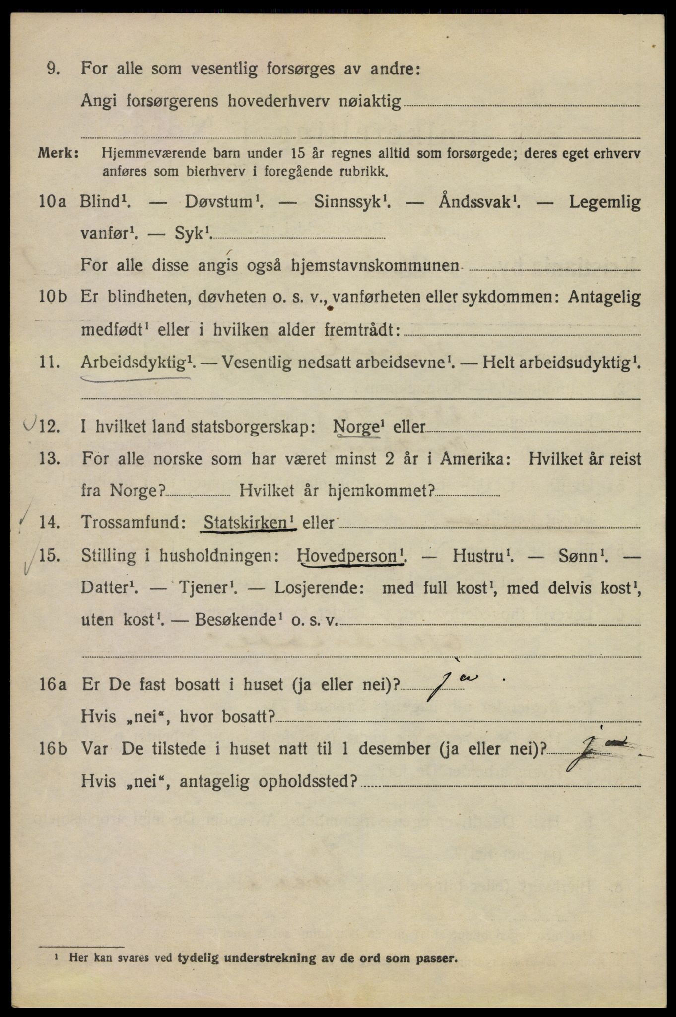 SAO, 1920 census for Kristiania, 1920, p. 269644