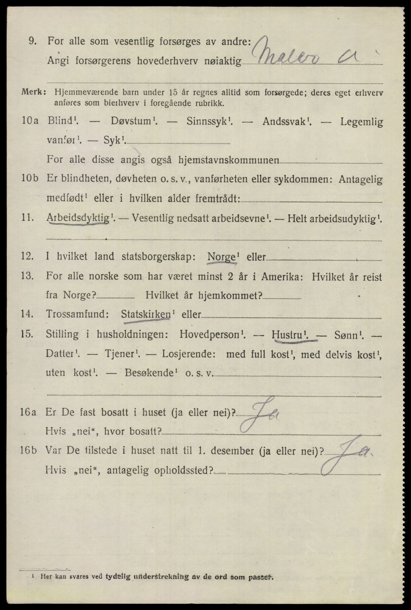 SAO, 1920 census for Eidsvoll, 1920, p. 20912