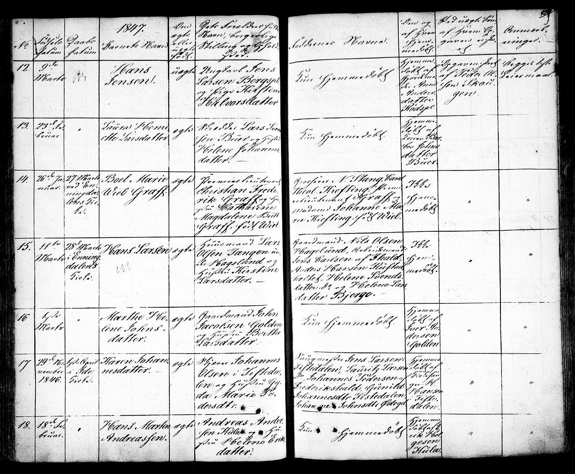 Idd prestekontor Kirkebøker, SAO/A-10911/F/Fc/L0003: Parish register (official) no. III 3, 1832-1847, p. 137