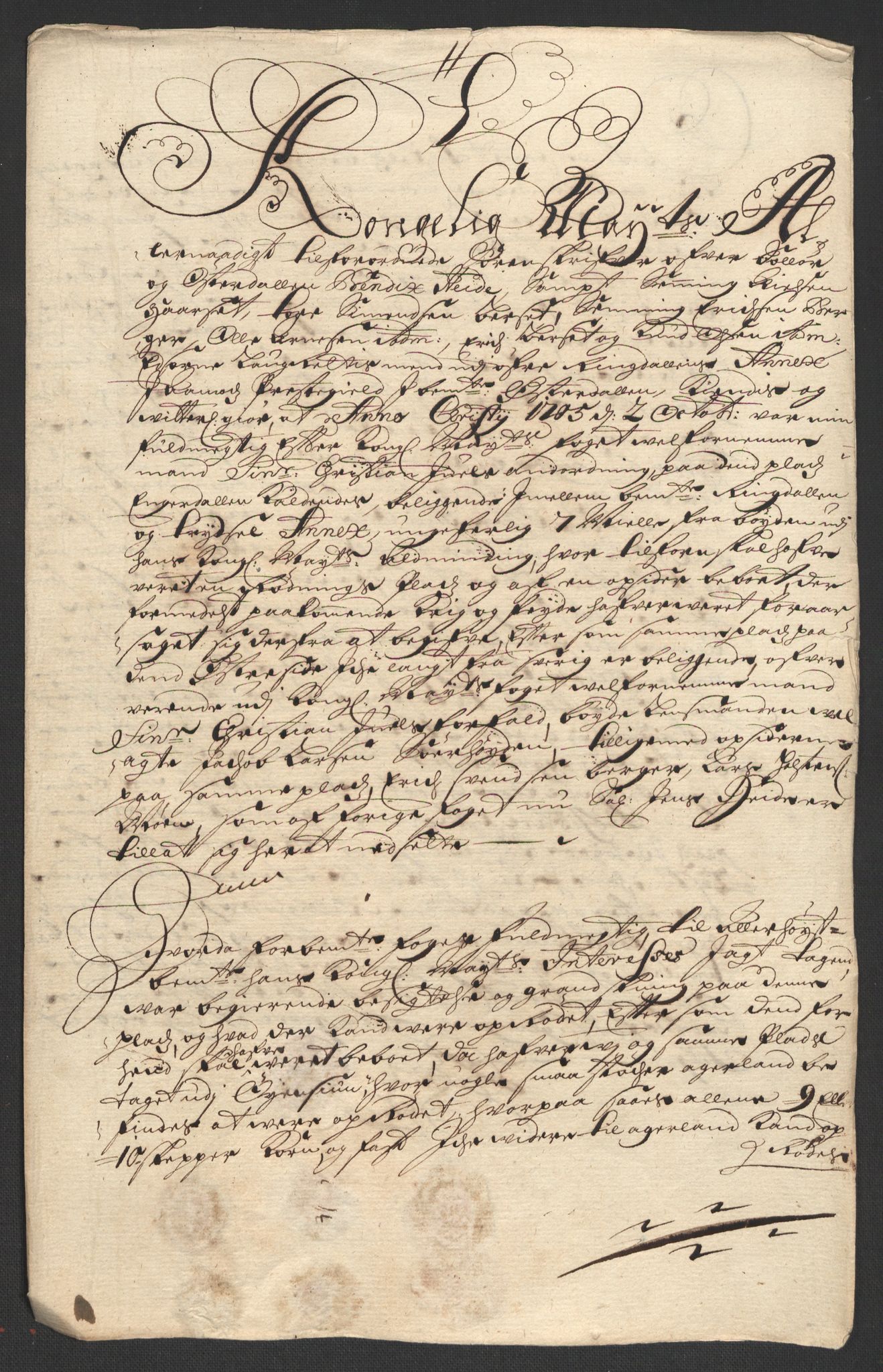Rentekammeret inntil 1814, Reviderte regnskaper, Fogderegnskap, RA/EA-4092/R13/L0843: Fogderegnskap Solør, Odal og Østerdal, 1705-1706, p. 411