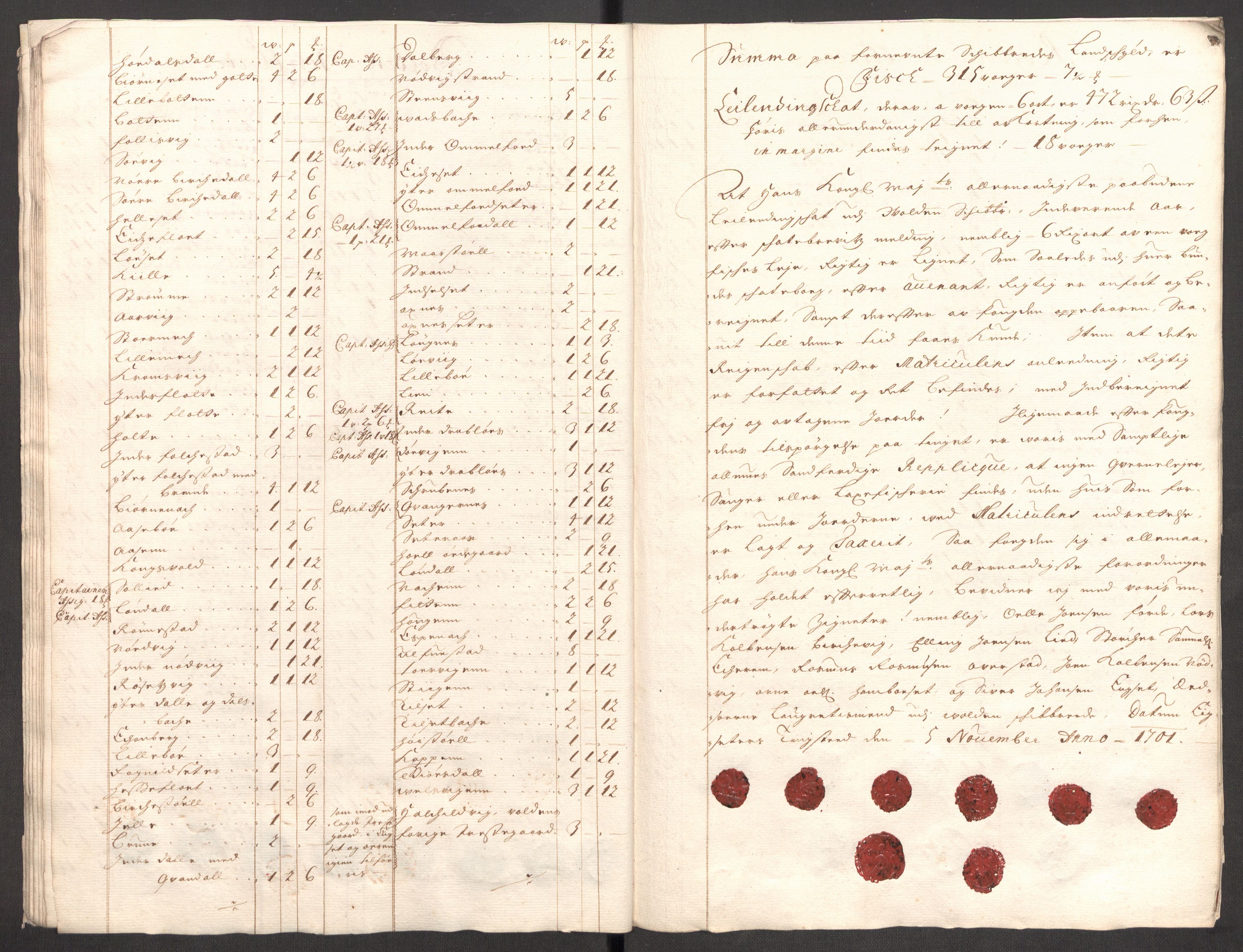 Rentekammeret inntil 1814, Reviderte regnskaper, Fogderegnskap, AV/RA-EA-4092/R54/L3558: Fogderegnskap Sunnmøre, 1700-1701, p. 338