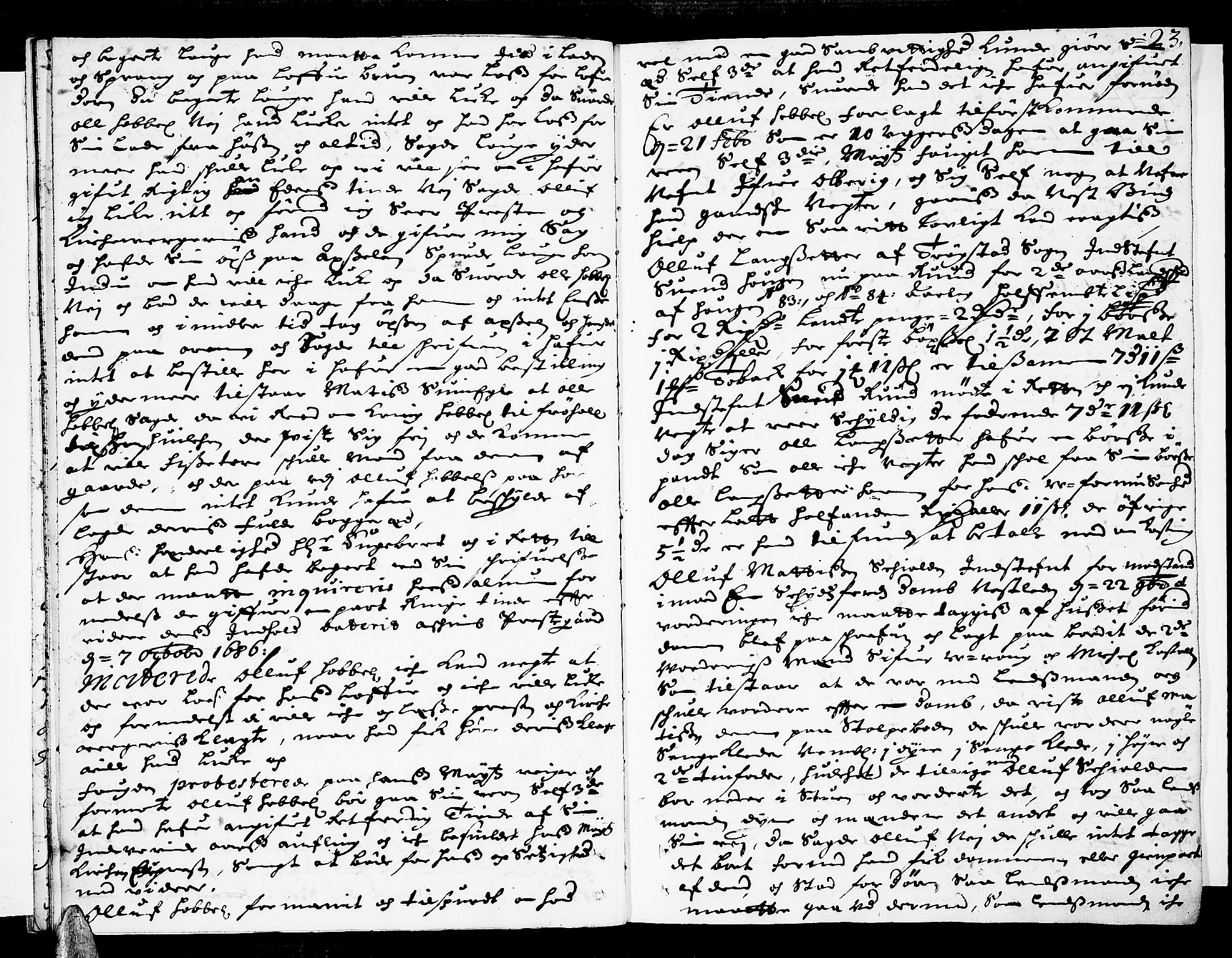 Heggen og Frøland sorenskriveri I, AV/SAO-A-11556/F/Fb/L0024: Tingbok, 1686-1690, p. 22b-23a