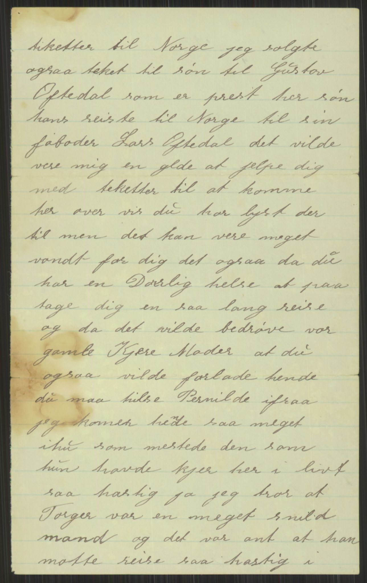 Samlinger til kildeutgivelse, Amerikabrevene, AV/RA-EA-4057/F/L0032: Innlån fra Hordaland: Nesheim - Øverland, 1838-1914, p. 1013