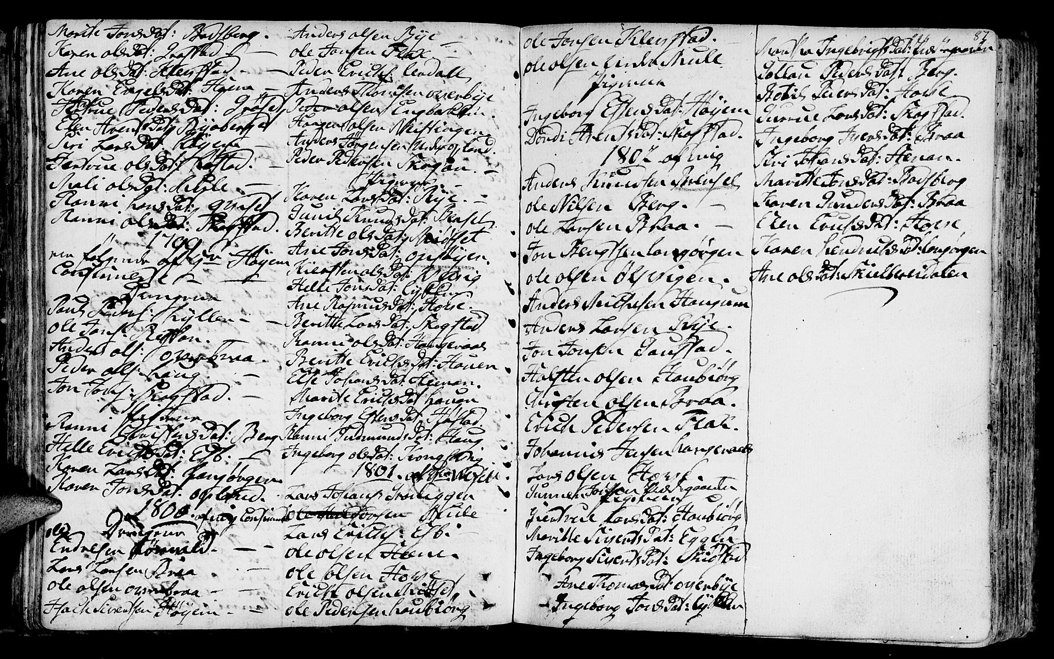 Ministerialprotokoller, klokkerbøker og fødselsregistre - Sør-Trøndelag, SAT/A-1456/612/L0370: Parish register (official) no. 612A04, 1754-1802, p. 87