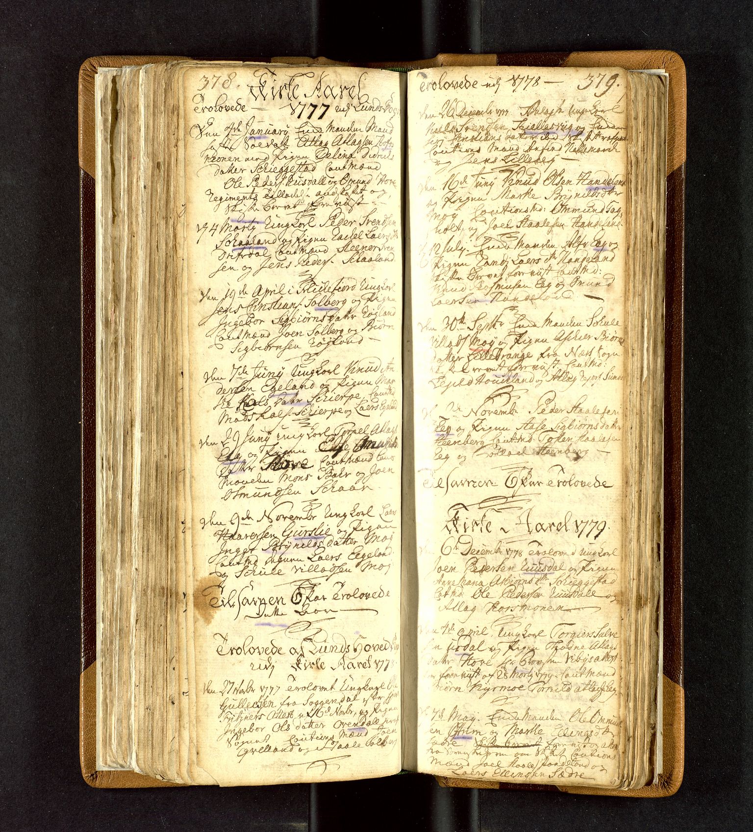 Lund sokneprestkontor, AV/SAST-A-101809/S06/L0003: Parish register (official) no. A 3, 1761-1801, p. 378-379