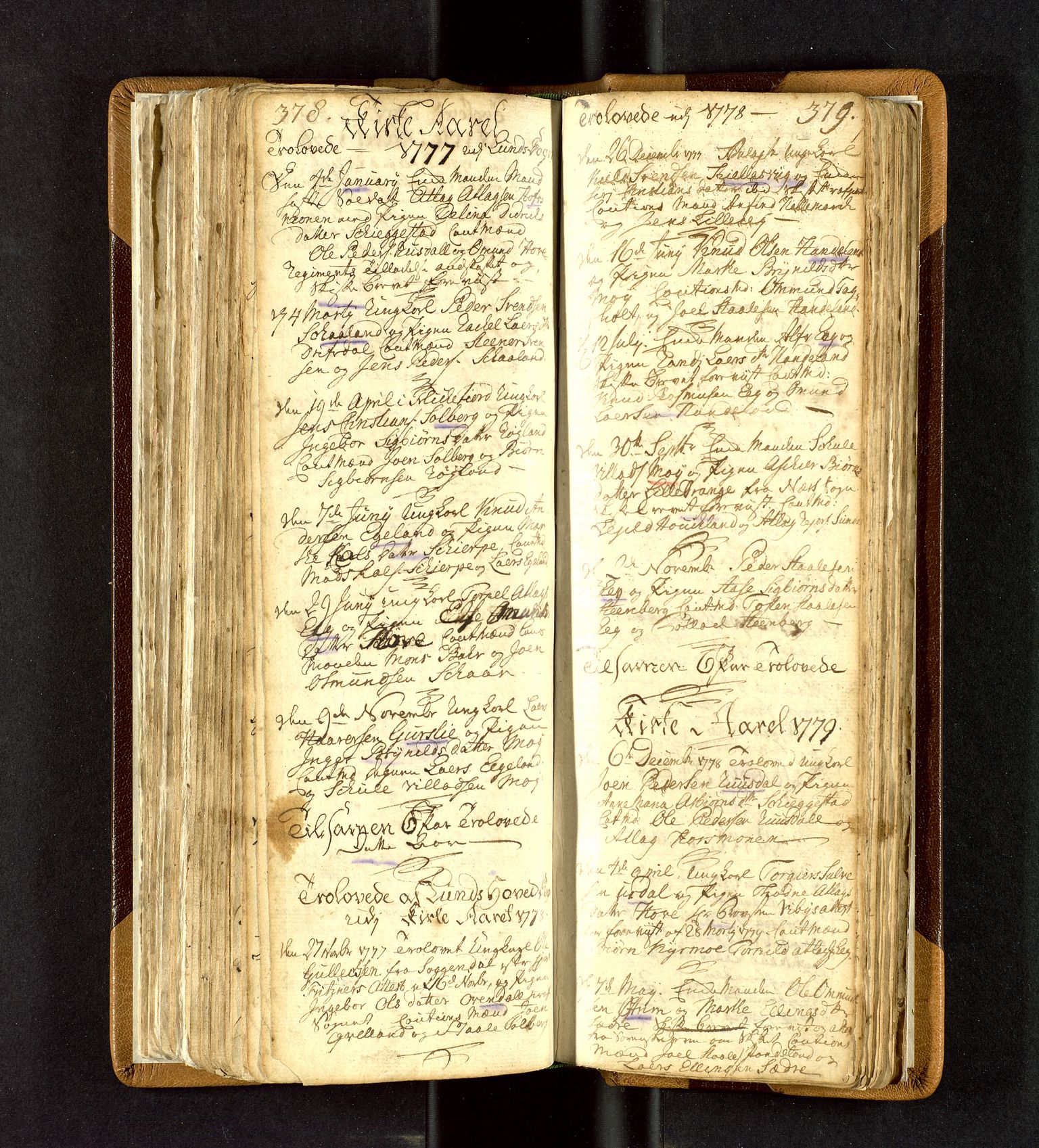 Lund sokneprestkontor, SAST/A-101809/S06/L0003: Parish register (official) no. A 3, 1761-1801, p. 378-379