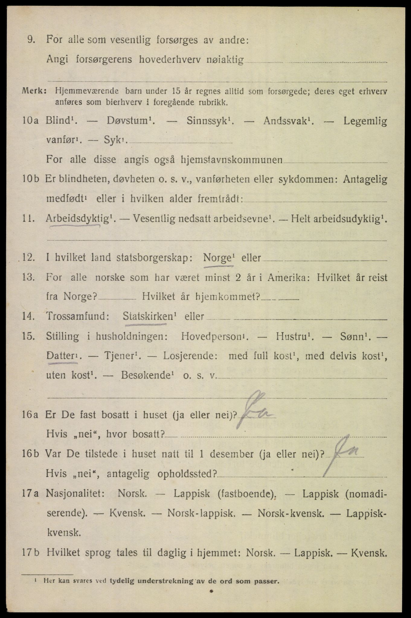 SAT, 1920 census for Bodin, 1920, p. 12679