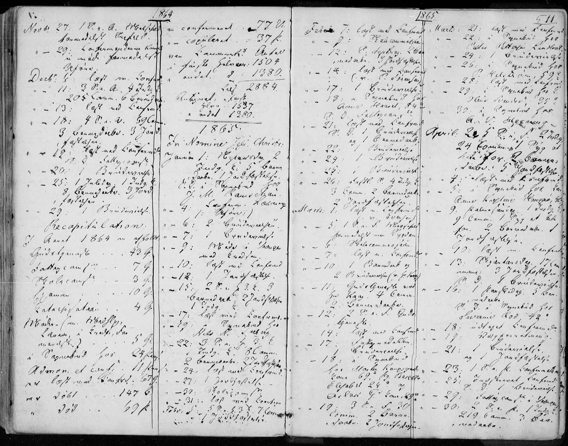 Øyestad sokneprestkontor, AV/SAK-1111-0049/F/Fa/L0015: Parish register (official) no. A 15, 1857-1873, p. 511