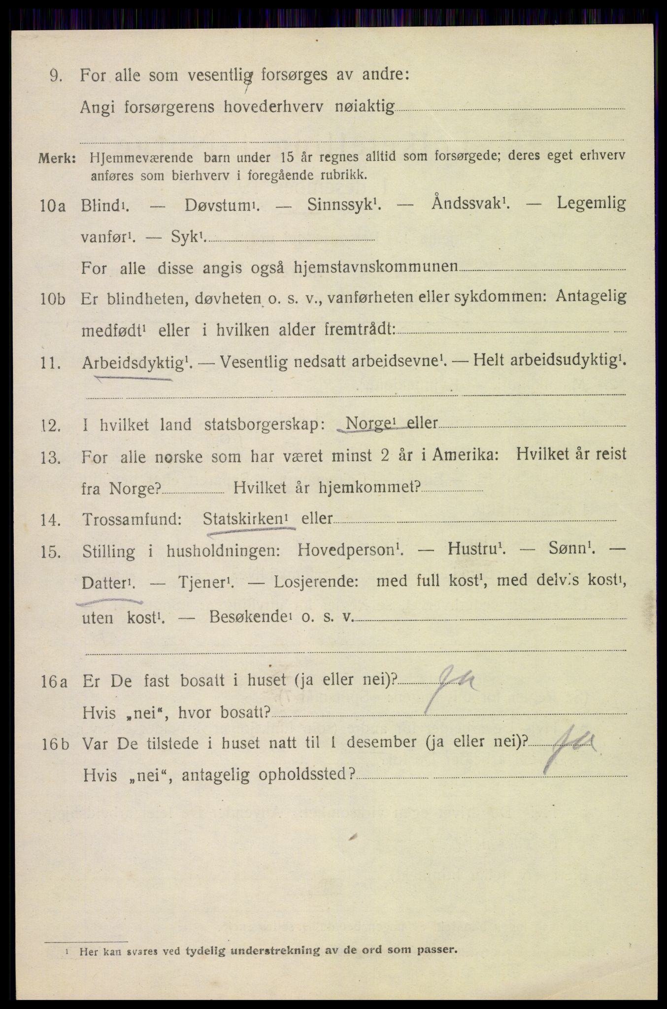 SAH, 1920 census for Gran, 1920, p. 6639