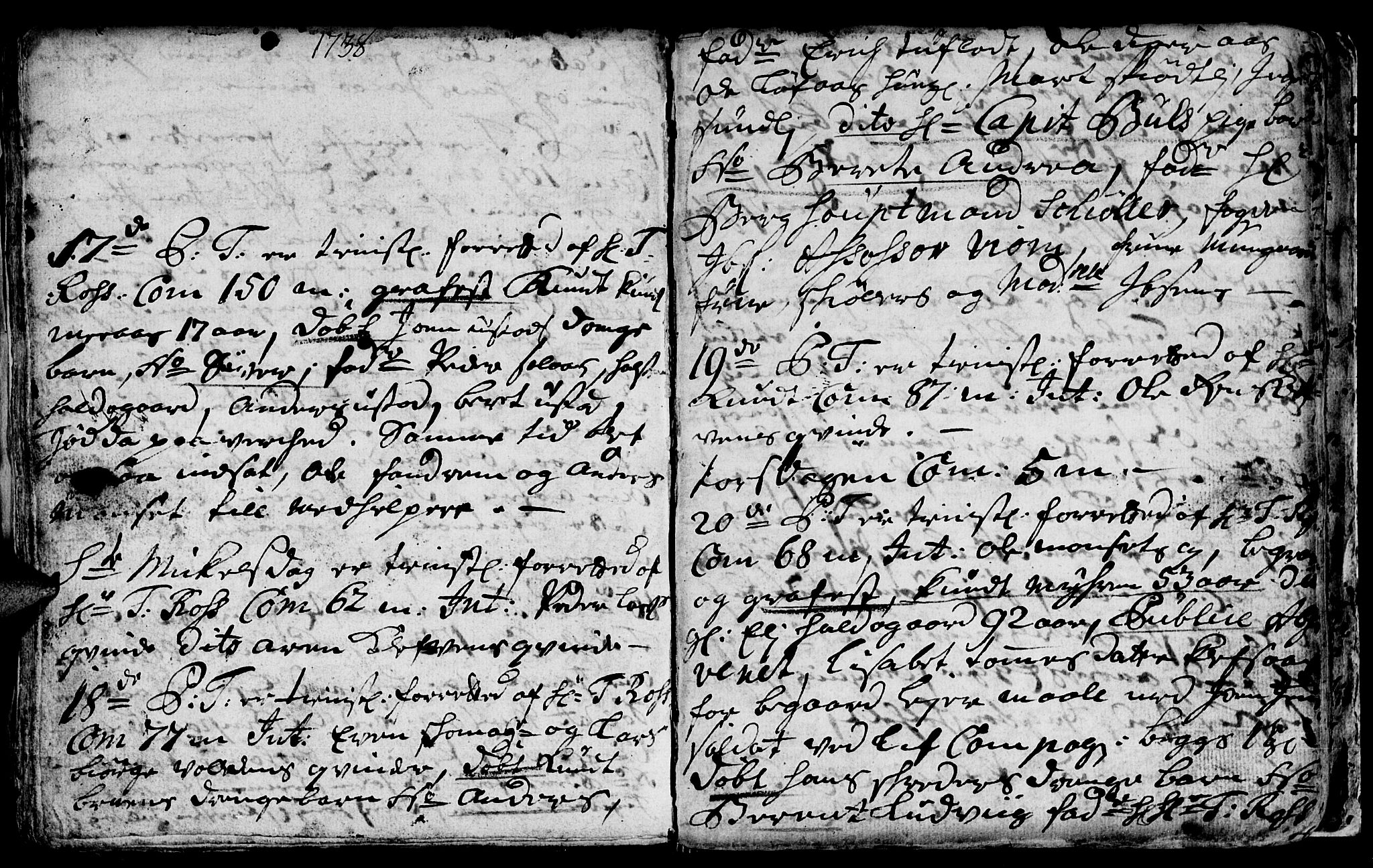 Ministerialprotokoller, klokkerbøker og fødselsregistre - Sør-Trøndelag, SAT/A-1456/668/L0812: Parish register (copy) no. 668C01, 1715-1742