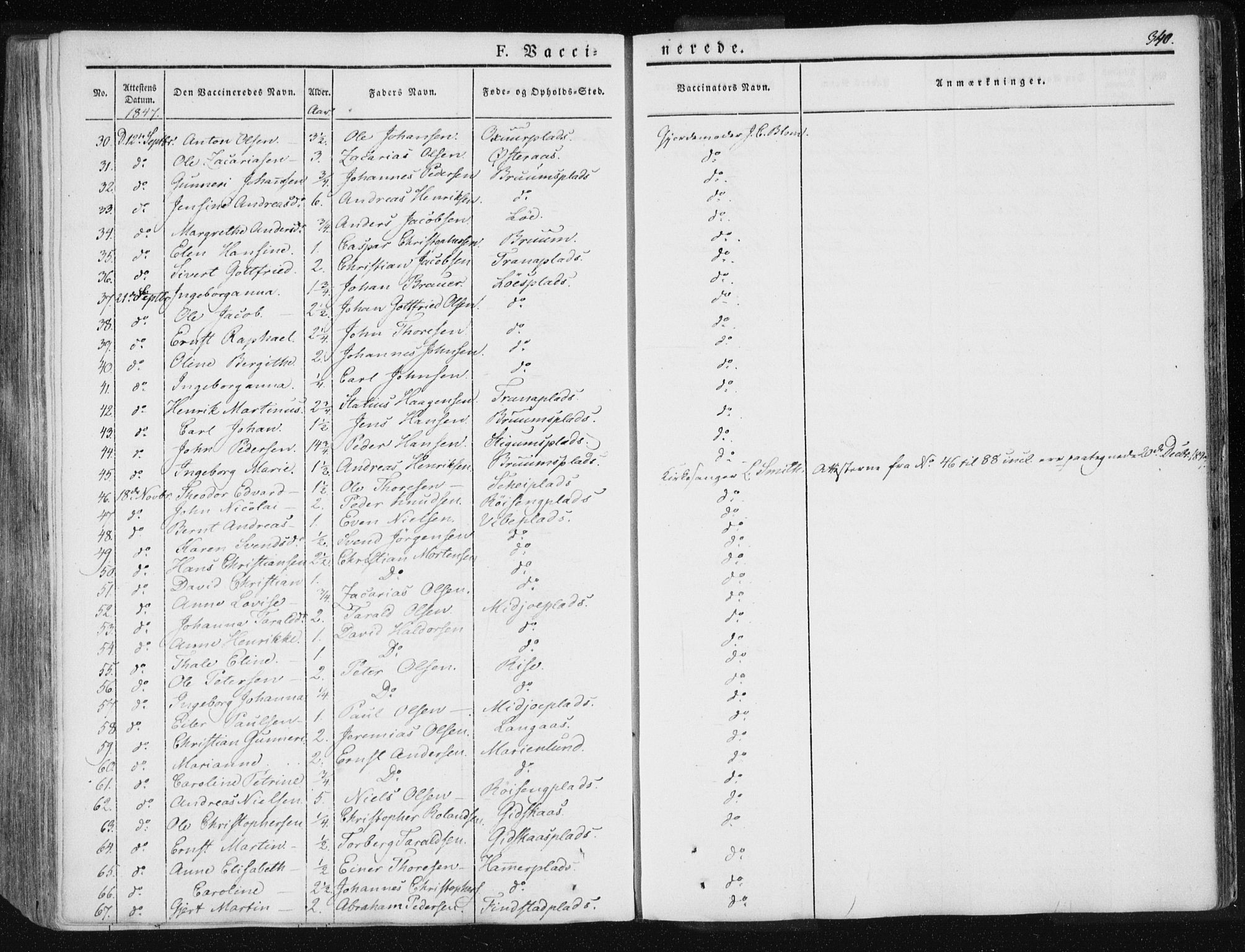 Ministerialprotokoller, klokkerbøker og fødselsregistre - Nord-Trøndelag, SAT/A-1458/735/L0339: Parish register (official) no. 735A06 /1, 1836-1848, p. 340