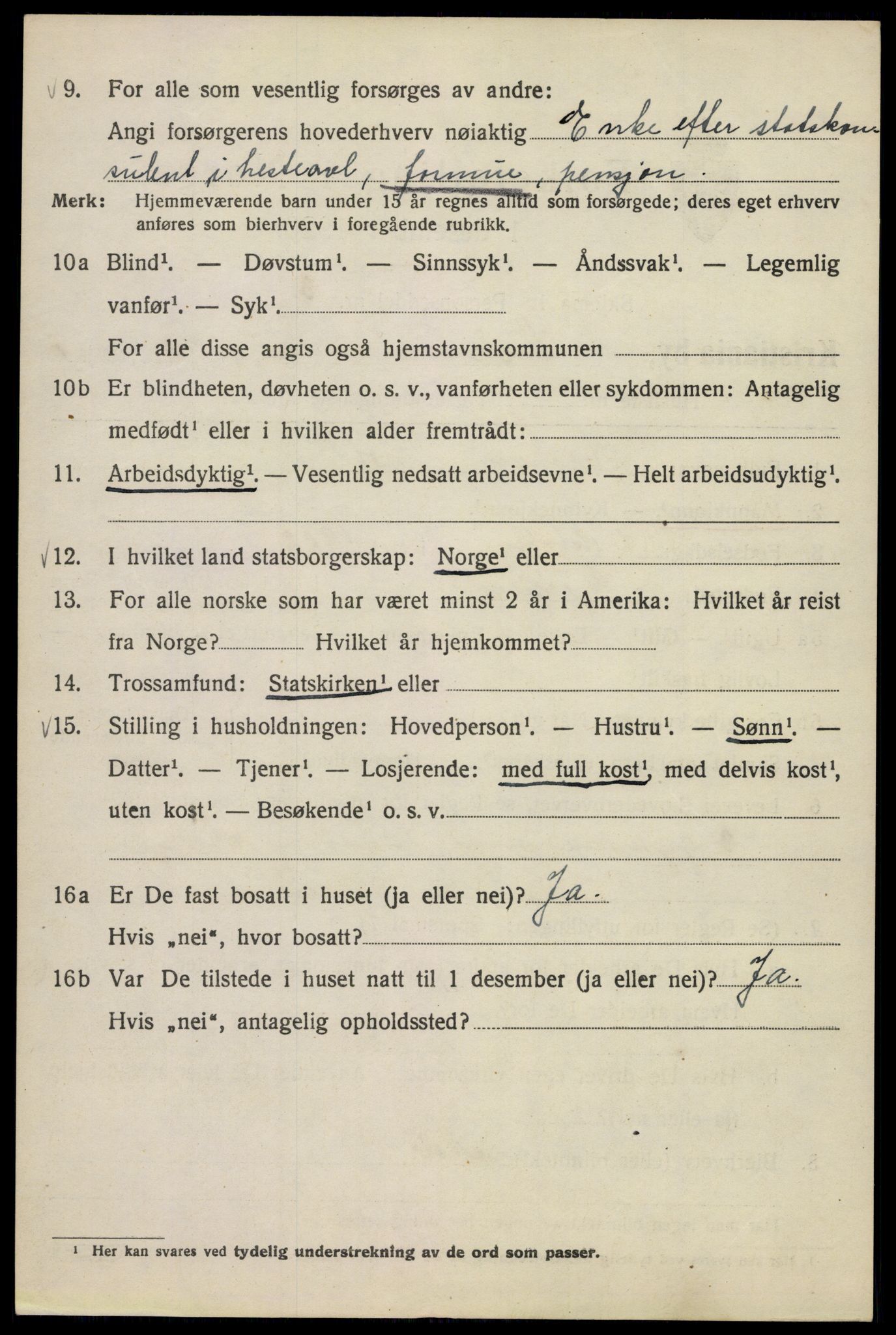 SAO, 1920 census for Kristiania, 1920, p. 339658