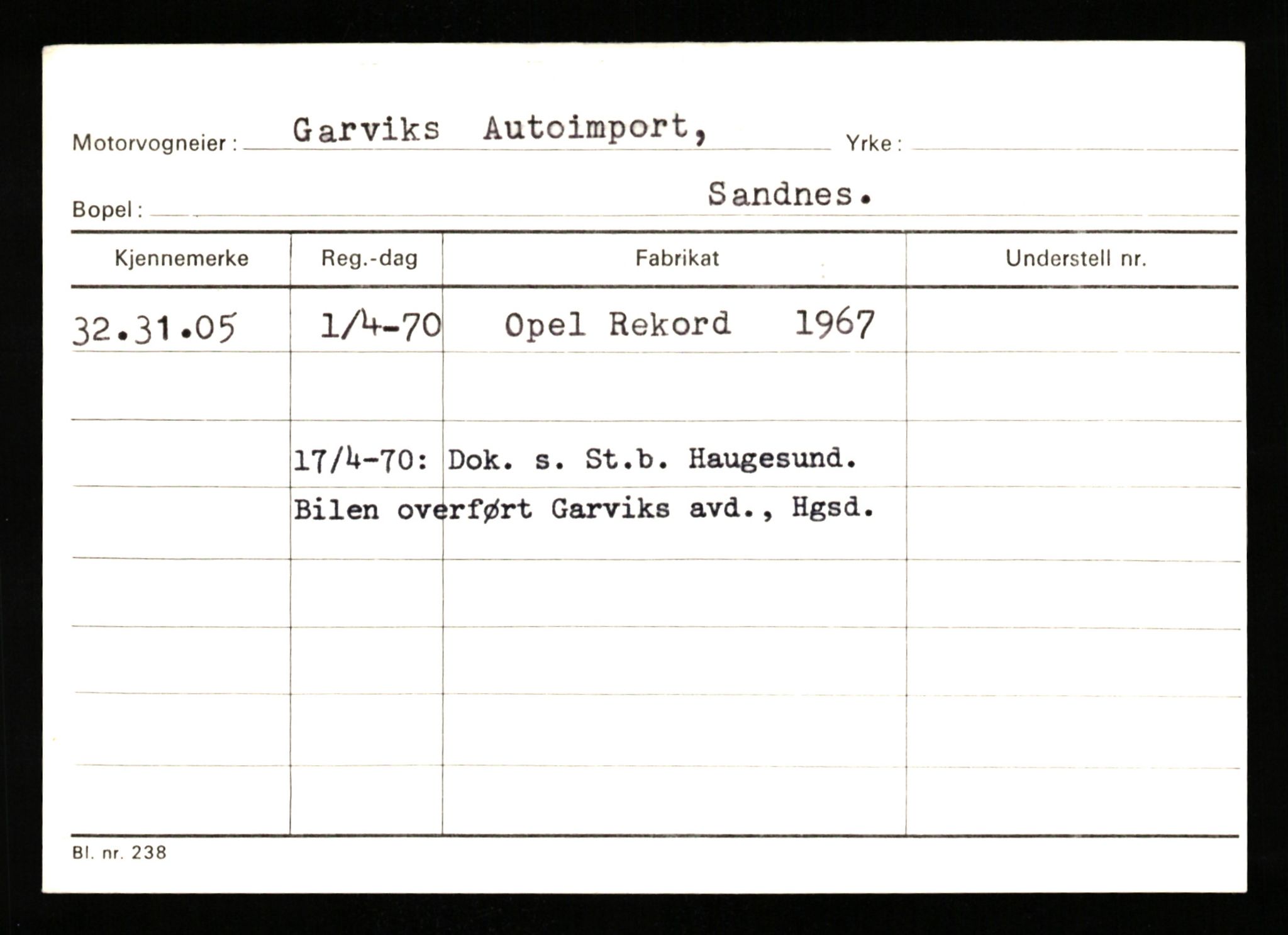 Stavanger trafikkstasjon, AV/SAST-A-101942/0/G/L0011: Registreringsnummer: 240000 - 363477, 1930-1971, p. 2165