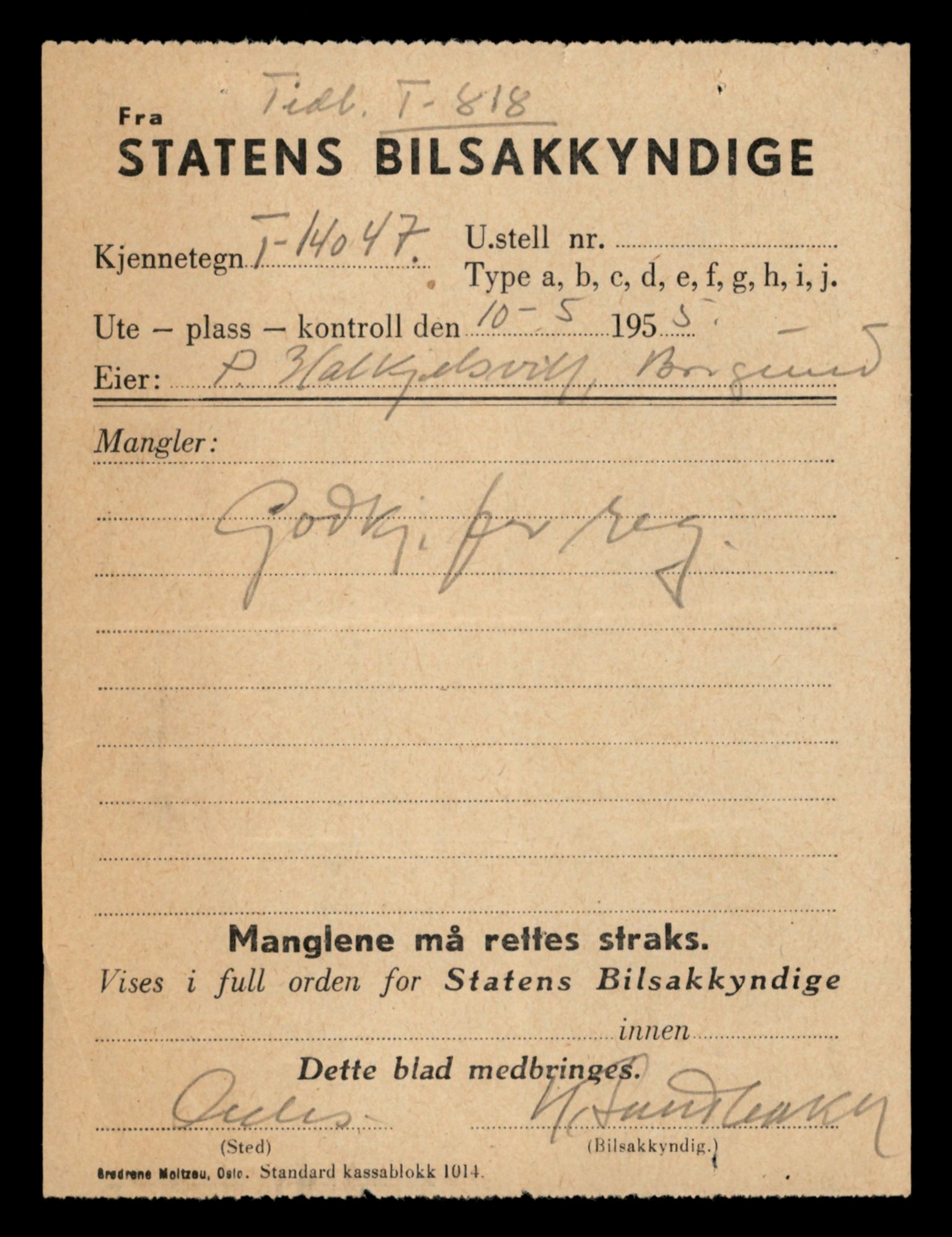 Møre og Romsdal vegkontor - Ålesund trafikkstasjon, AV/SAT-A-4099/F/Fe/L0042: Registreringskort for kjøretøy T 13906 - T 14079, 1927-1998, p. 2419