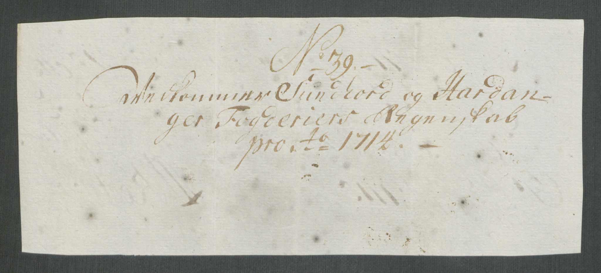 Rentekammeret inntil 1814, Reviderte regnskaper, Fogderegnskap, AV/RA-EA-4092/R48/L2990: Fogderegnskap Sunnhordland og Hardanger, 1714, p. 286