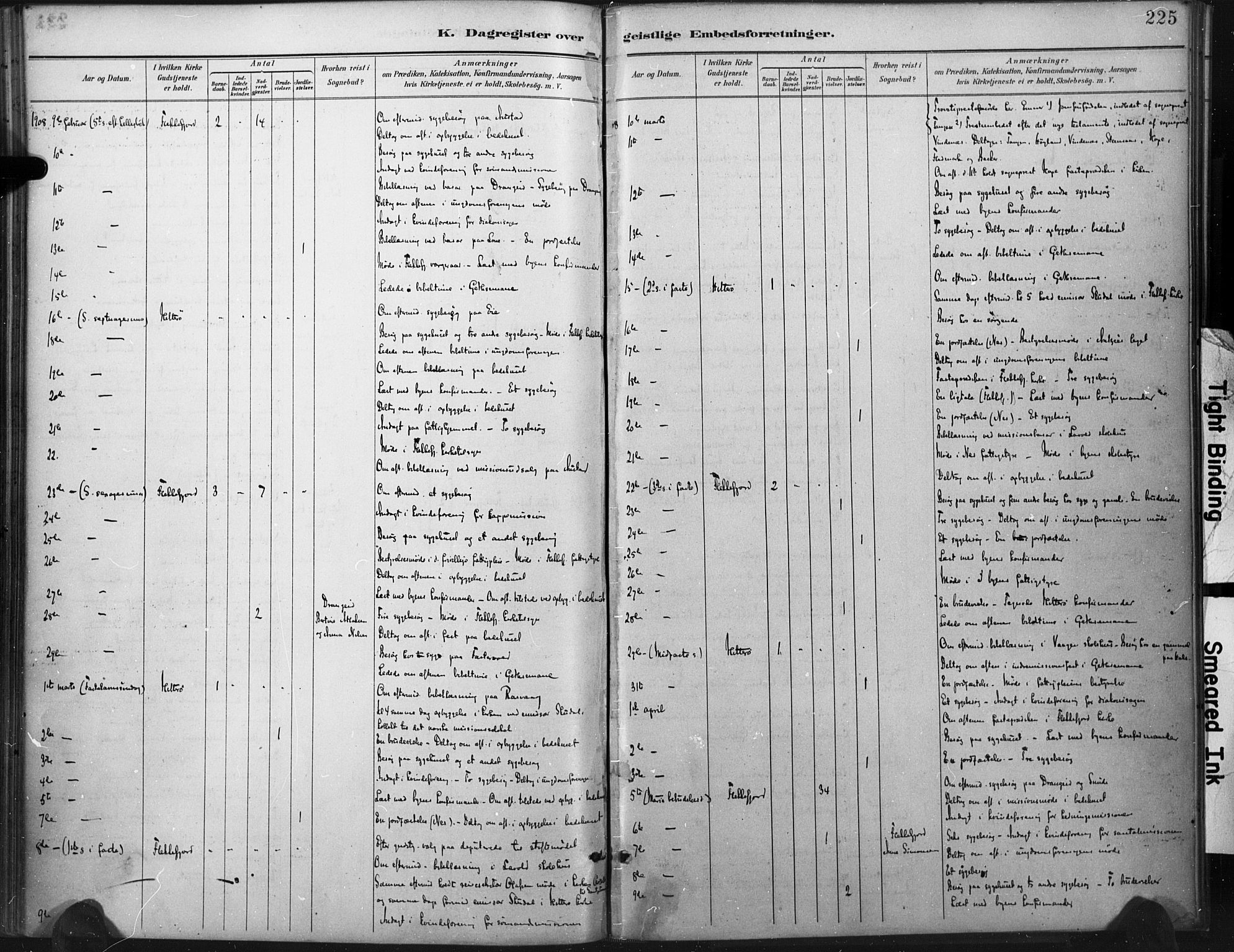 Flekkefjord sokneprestkontor, AV/SAK-1111-0012/F/Fa/Fac/L0008: Parish register (official) no. A 8, 1885-1898, p. 225