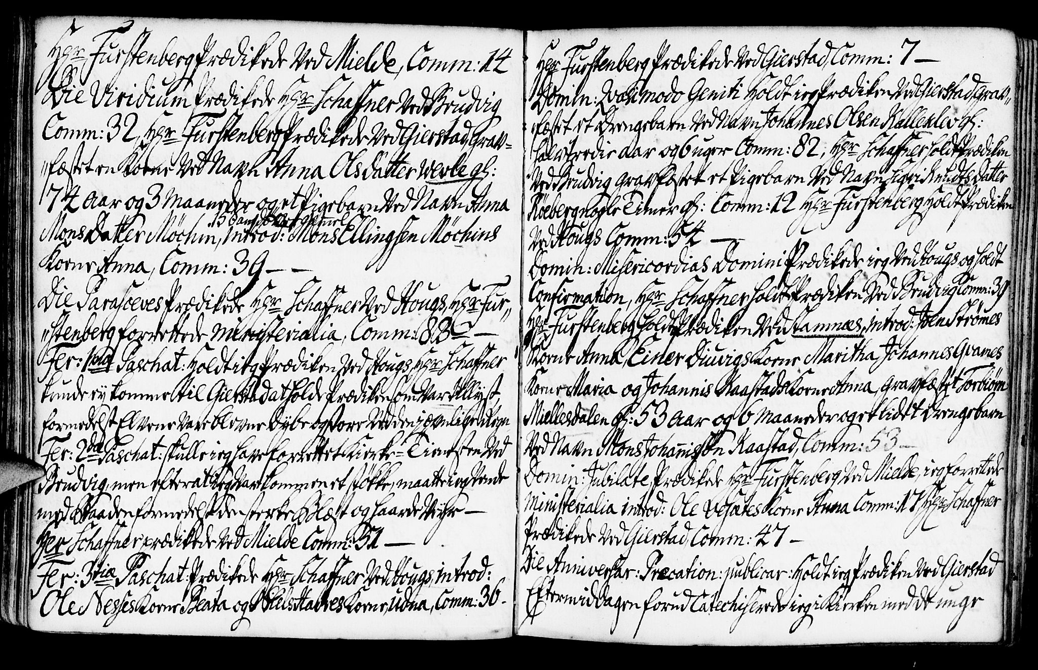 Haus sokneprestembete, AV/SAB-A-75601/H/Haa: Parish register (official) no. A 7, 1748-1766, p. 129