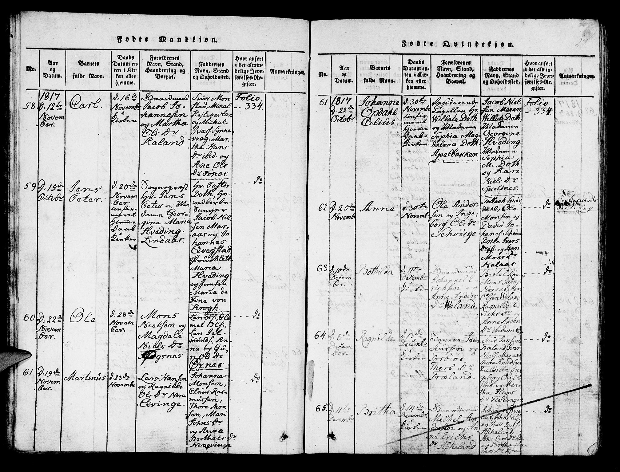 Lindås Sokneprestembete, AV/SAB-A-76701/H/Haa/Haaa/L0007: Parish register (official) no. A 7, 1816-1823, p. 27