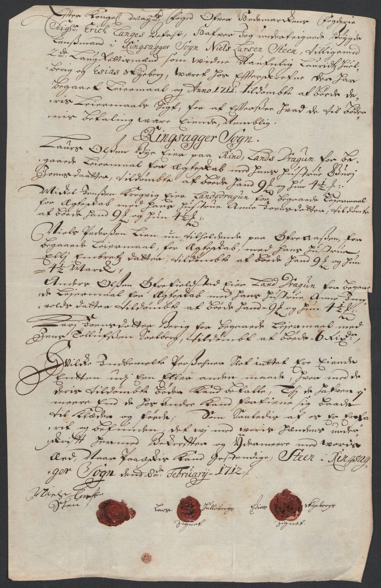 Rentekammeret inntil 1814, Reviderte regnskaper, Fogderegnskap, AV/RA-EA-4092/R16/L1047: Fogderegnskap Hedmark, 1711, p. 388