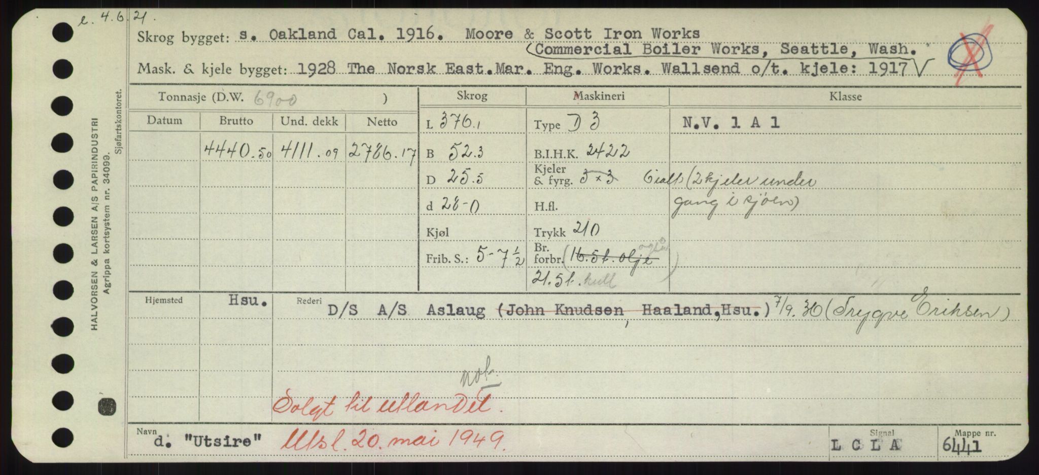 Sjøfartsdirektoratet med forløpere, Skipsmålingen, AV/RA-S-1627/H/Hd/L0040: Fartøy, U-Ve, p. 165