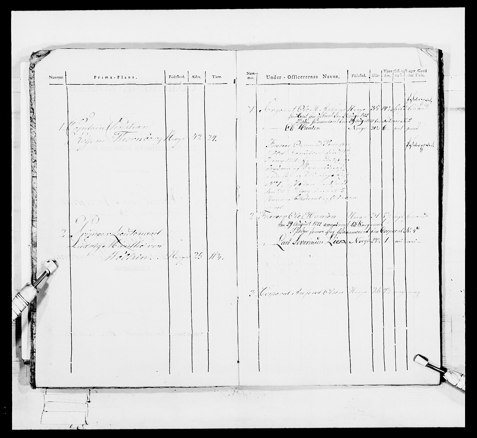 Generalitets- og kommissariatskollegiet, Det kongelige norske kommissariatskollegium, AV/RA-EA-5420/E/Eh/L0113: Vesterlenske nasjonale infanteriregiment, 1812, p. 541