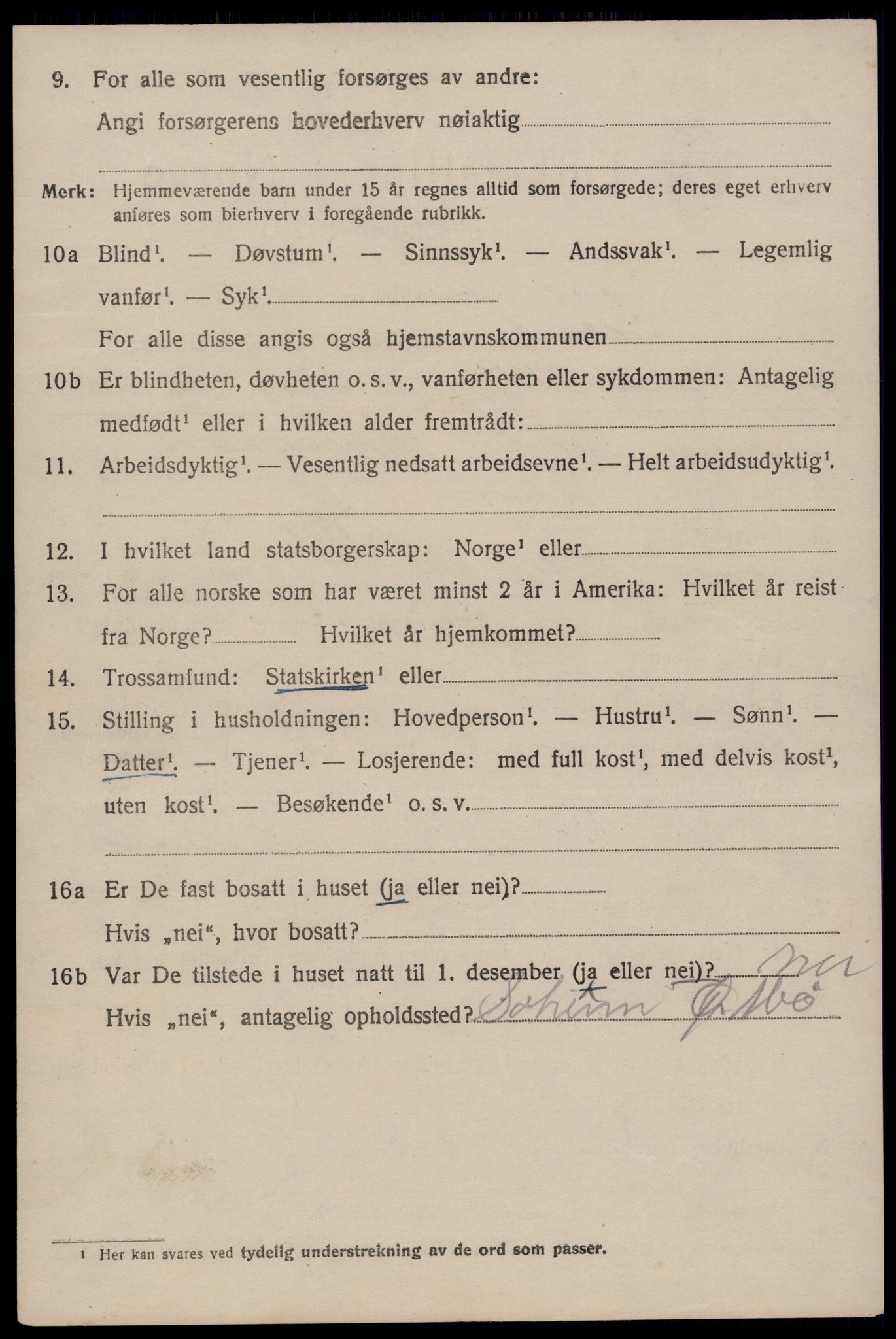 SAST, 1920 census for Hetland, 1920, p. 5204