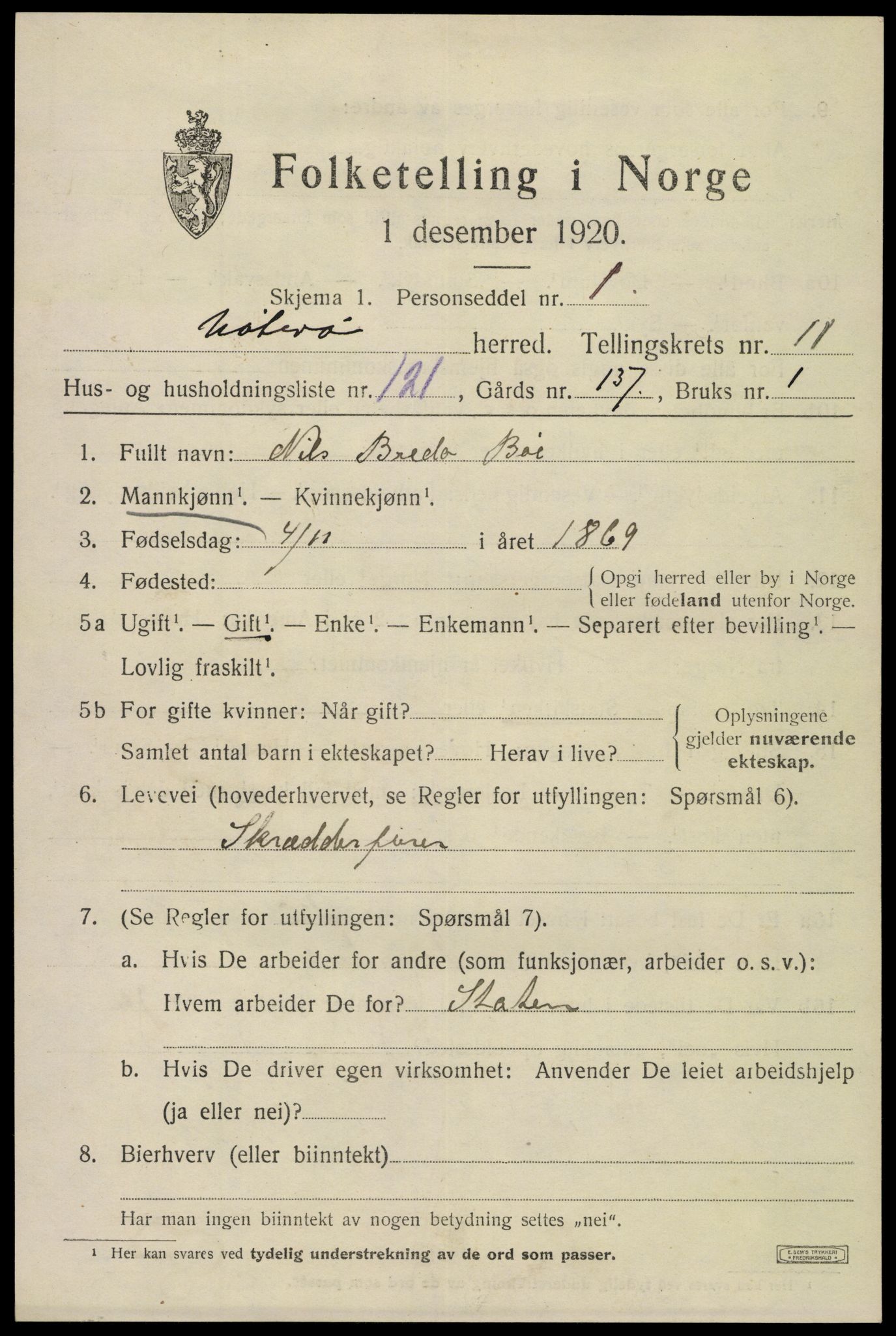 SAKO, 1920 census for Nøtterøy, 1920, p. 14667
