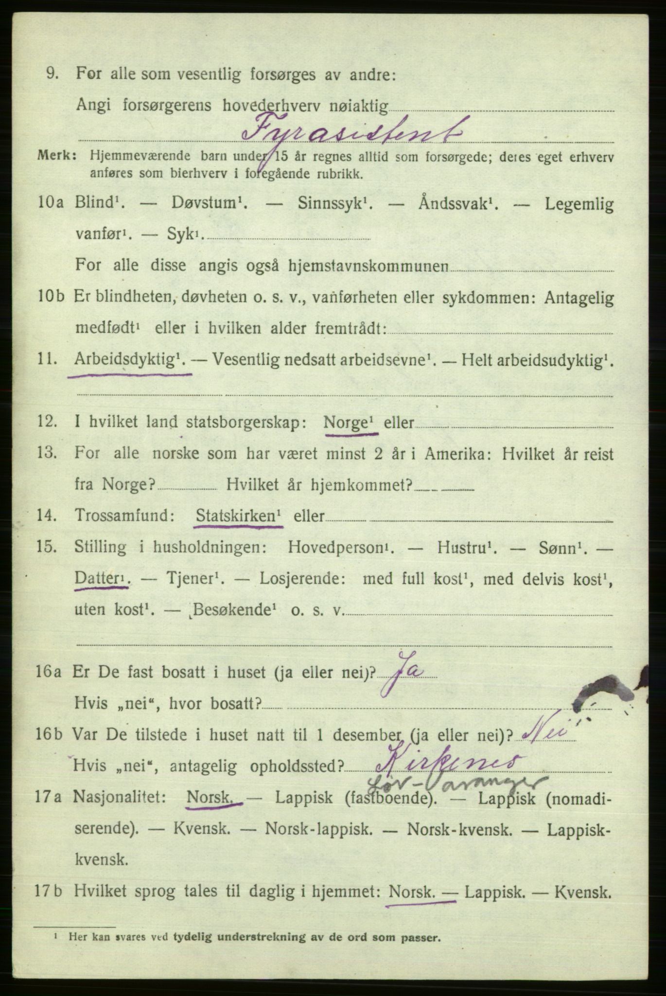 SATØ, 1920 census for Sør-Varanger, 1920, p. 3447