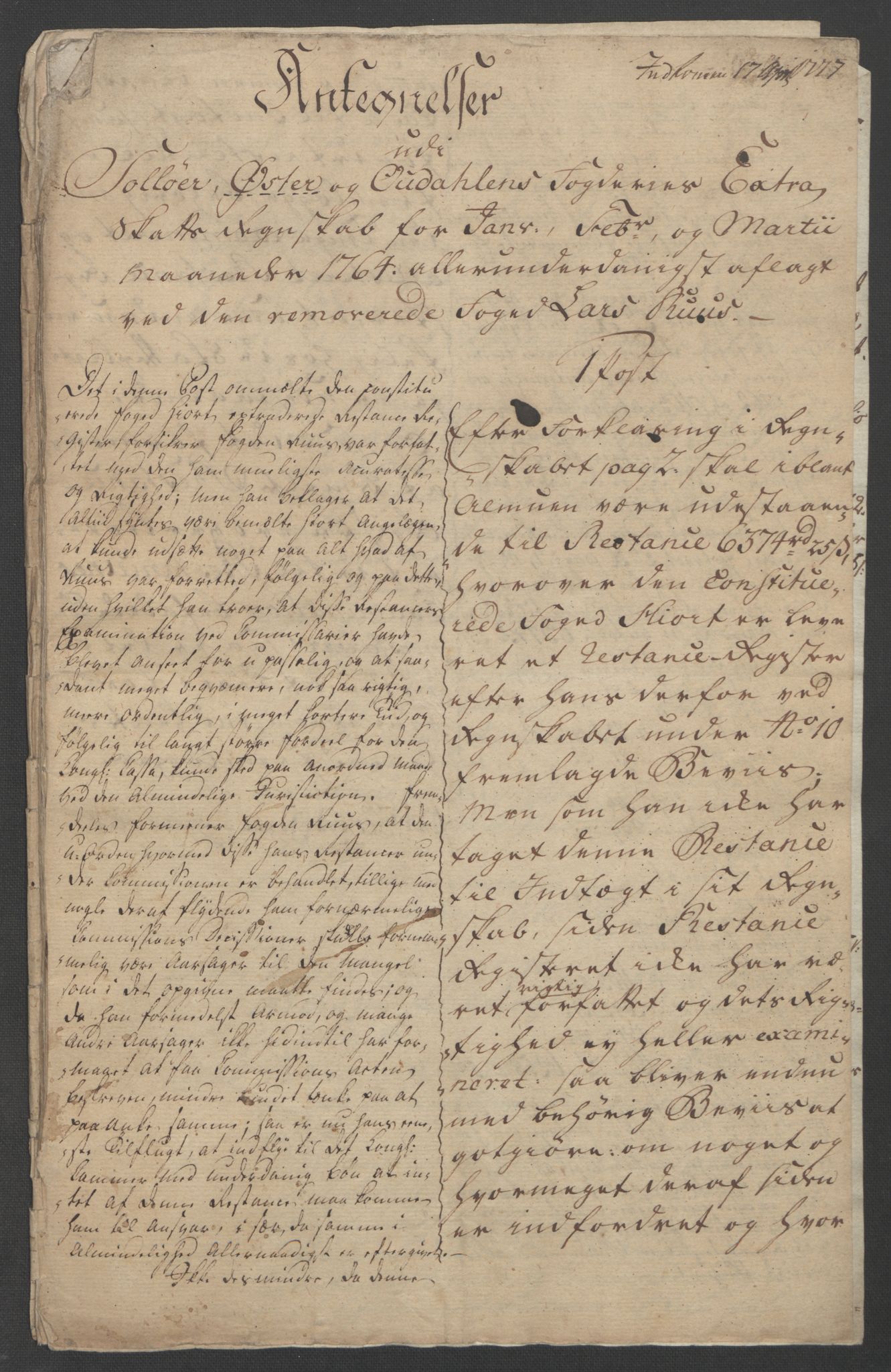 Rentekammeret inntil 1814, Reviderte regnskaper, Fogderegnskap, RA/EA-4092/R14/L0959: Ekstraskatten Solør og Odal, 1763-1770, p. 405