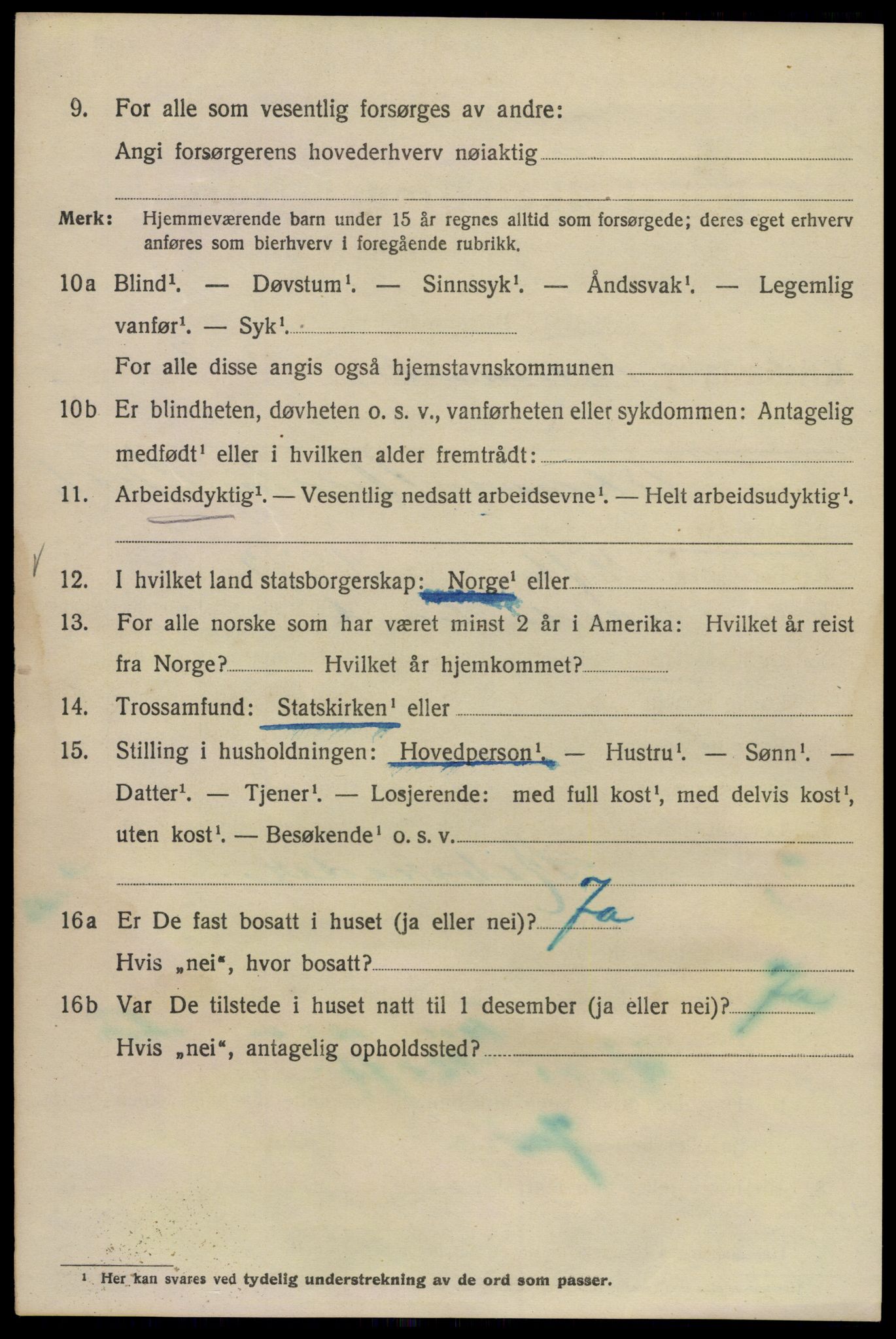 SAO, 1920 census for Kristiania, 1920, p. 581622