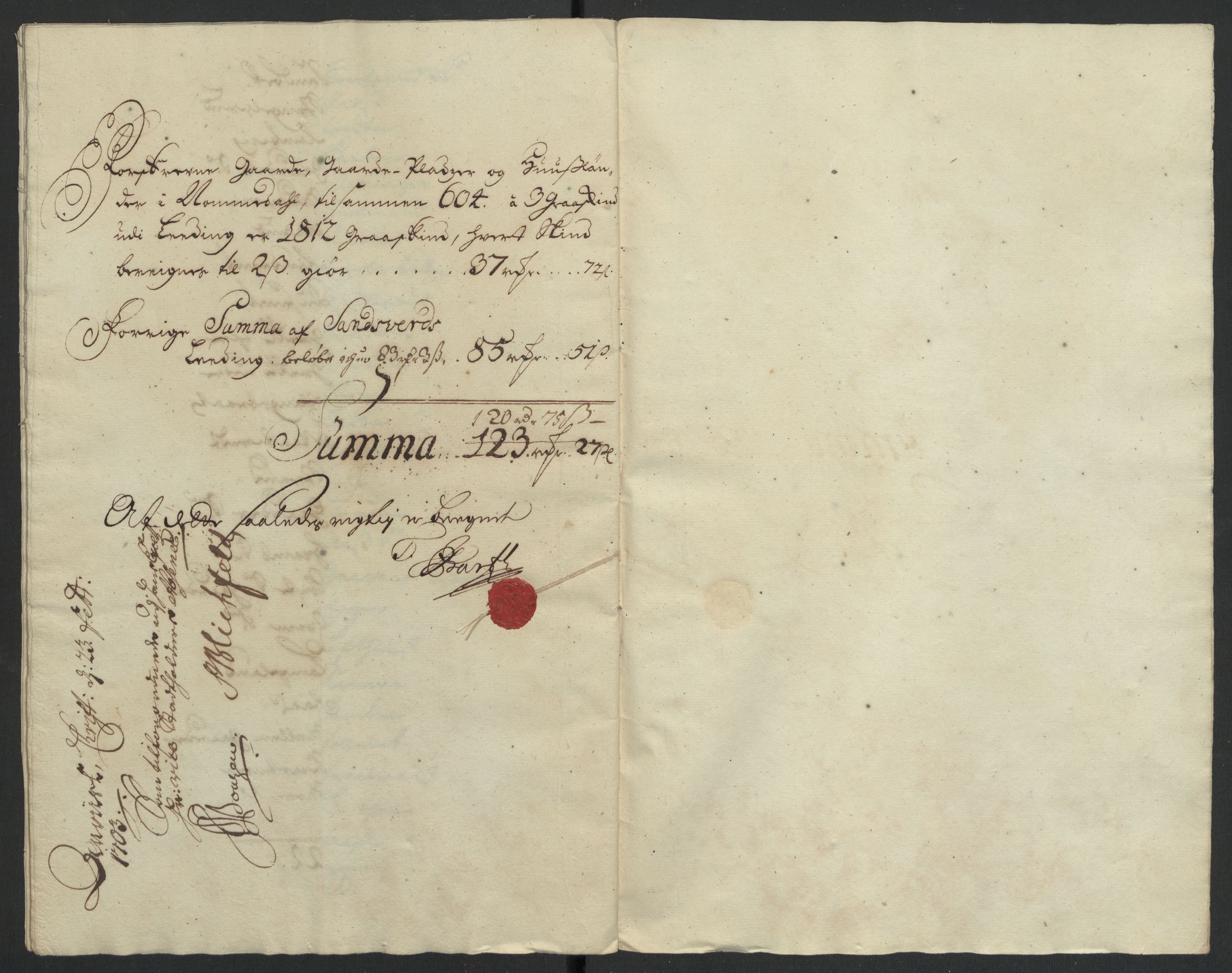 Rentekammeret inntil 1814, Reviderte regnskaper, Fogderegnskap, AV/RA-EA-4092/R24/L1580: Fogderegnskap Numedal og Sandsvær, 1702, p. 33