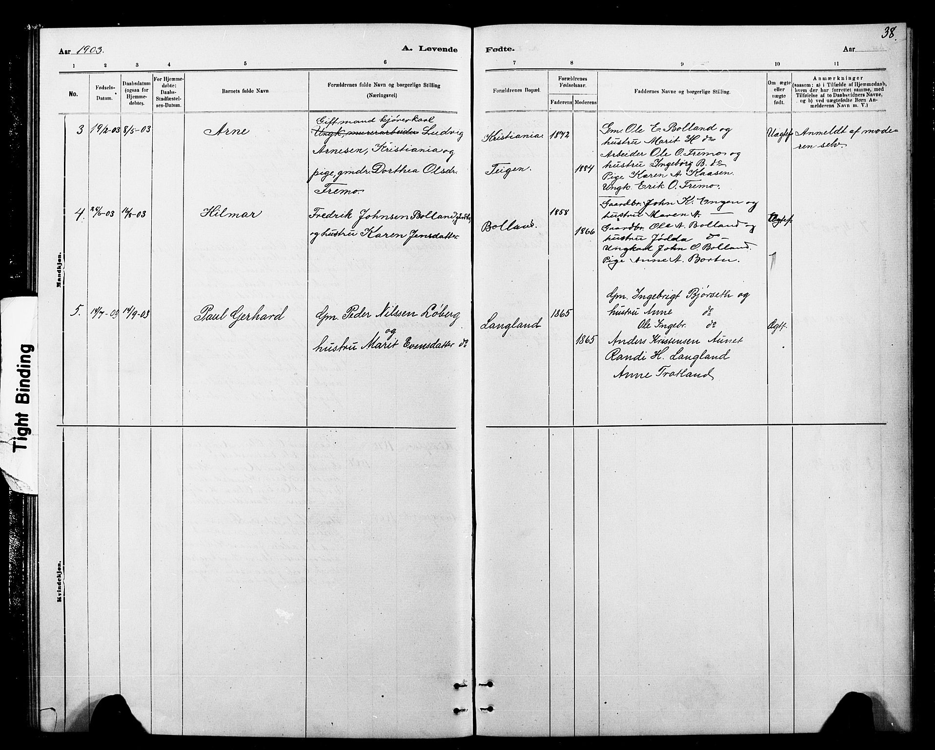 Ministerialprotokoller, klokkerbøker og fødselsregistre - Sør-Trøndelag, SAT/A-1456/693/L1123: Parish register (copy) no. 693C04, 1887-1910, p. 38