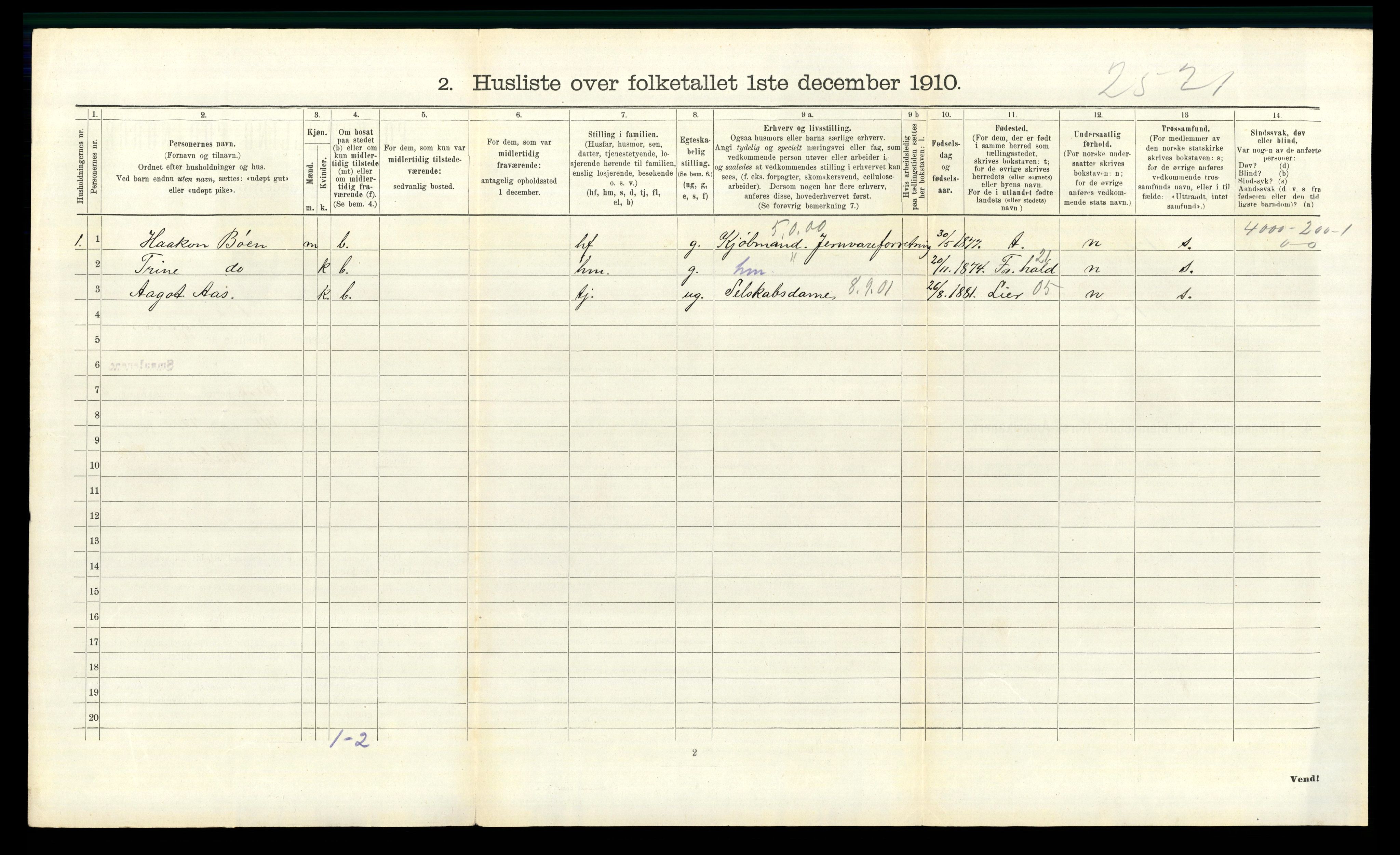 RA, 1910 census for Berg, 1910, p. 976