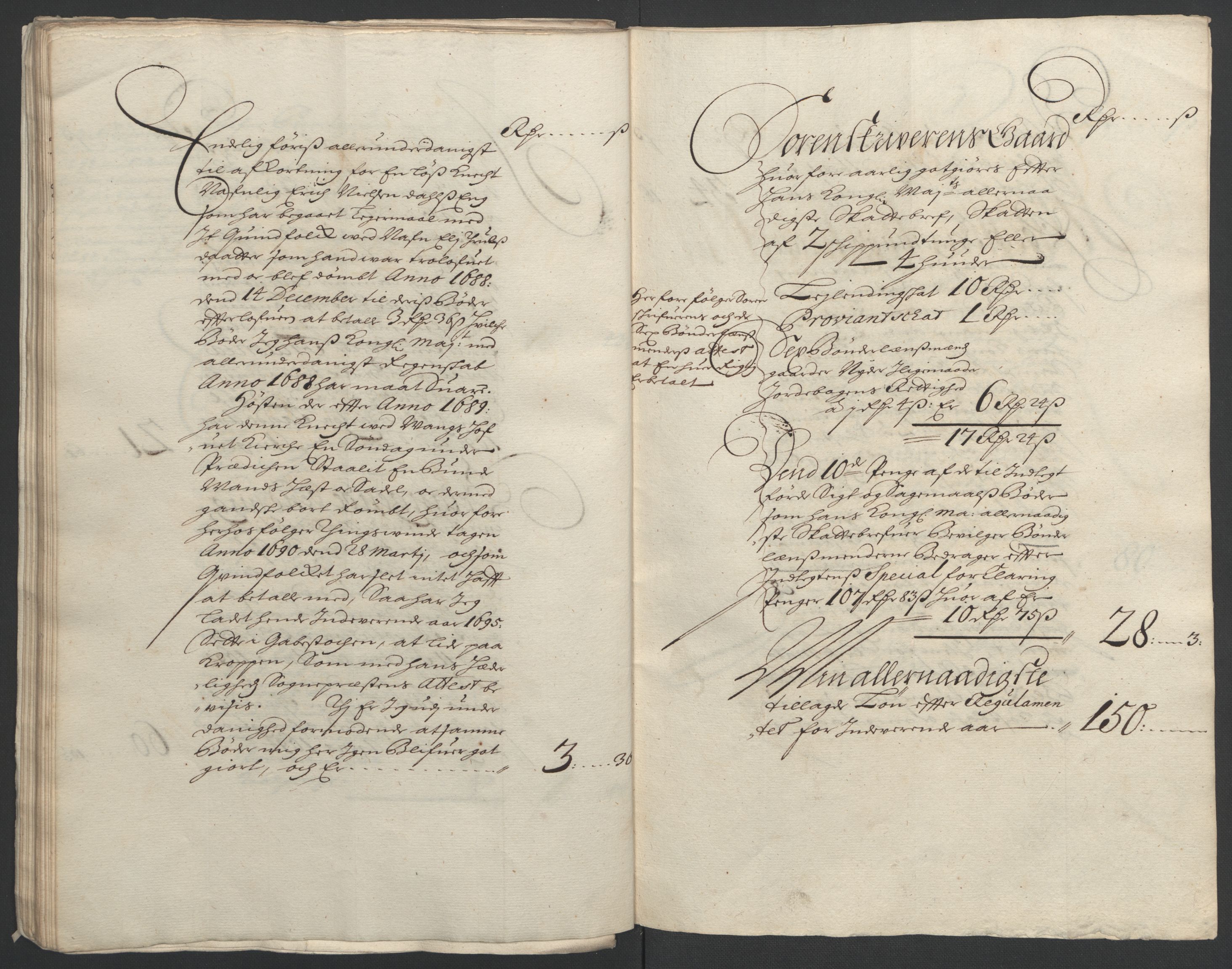 Rentekammeret inntil 1814, Reviderte regnskaper, Fogderegnskap, RA/EA-4092/R16/L1036: Fogderegnskap Hedmark, 1695-1696, p. 30