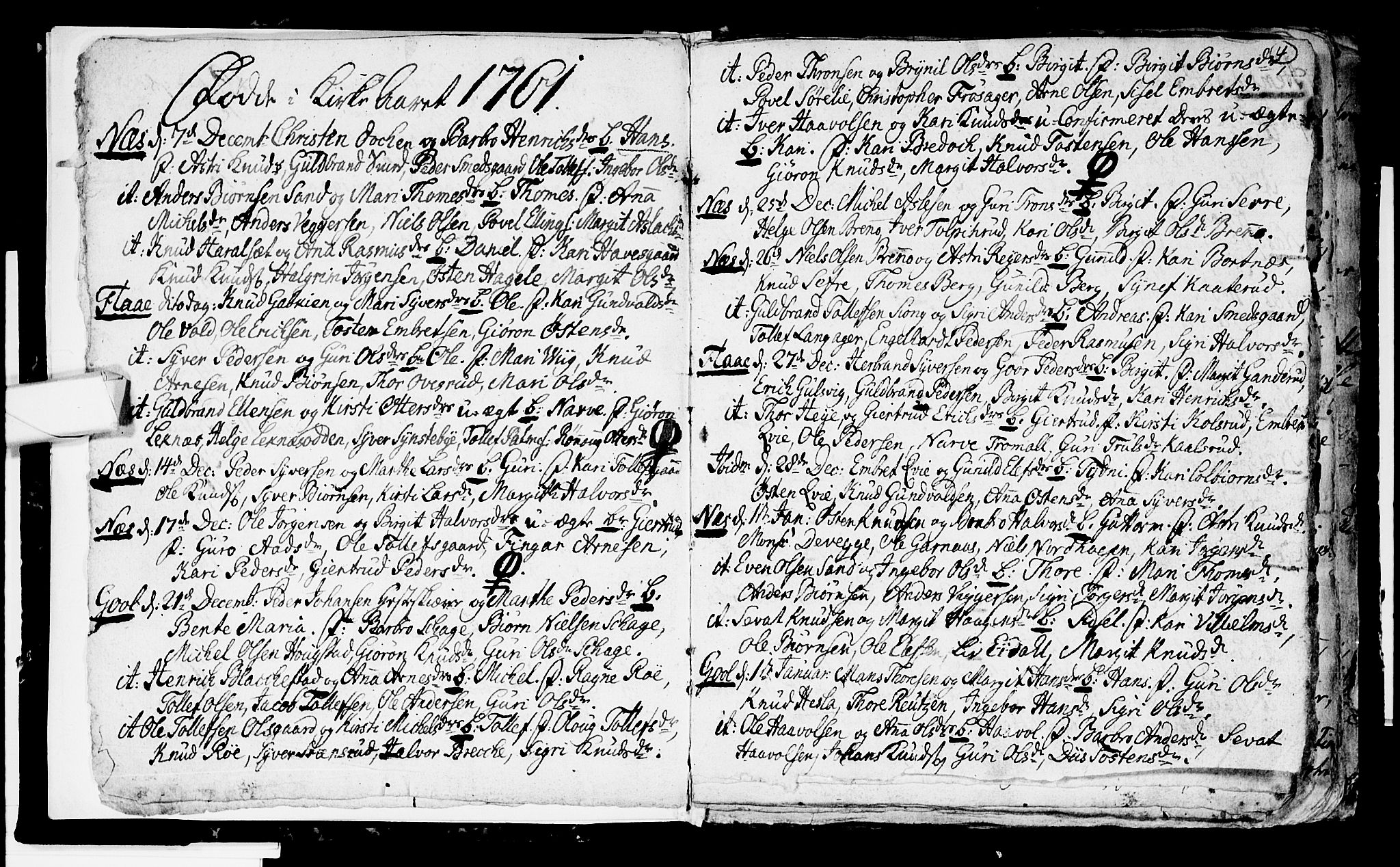 Nes kirkebøker, AV/SAKO-A-236/F/Fa/L0003: Parish register (official) no. 3, 1760-1764, p. 4