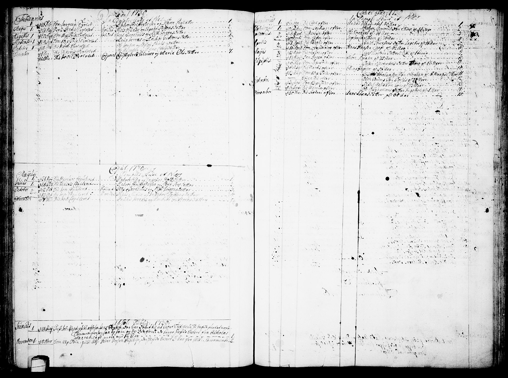 Sauherad kirkebøker, AV/SAKO-A-298/F/Fa/L0003: Parish register (official) no. I 3, 1722-1766, p. 38-39