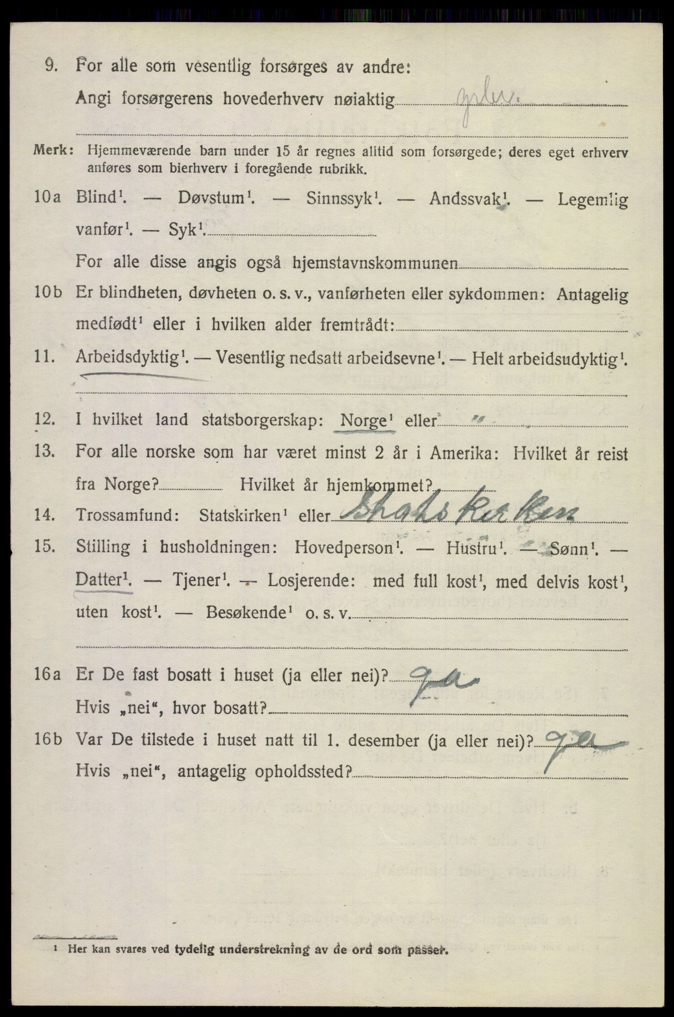 SAKO, 1920 census for Tinn, 1920, p. 2753