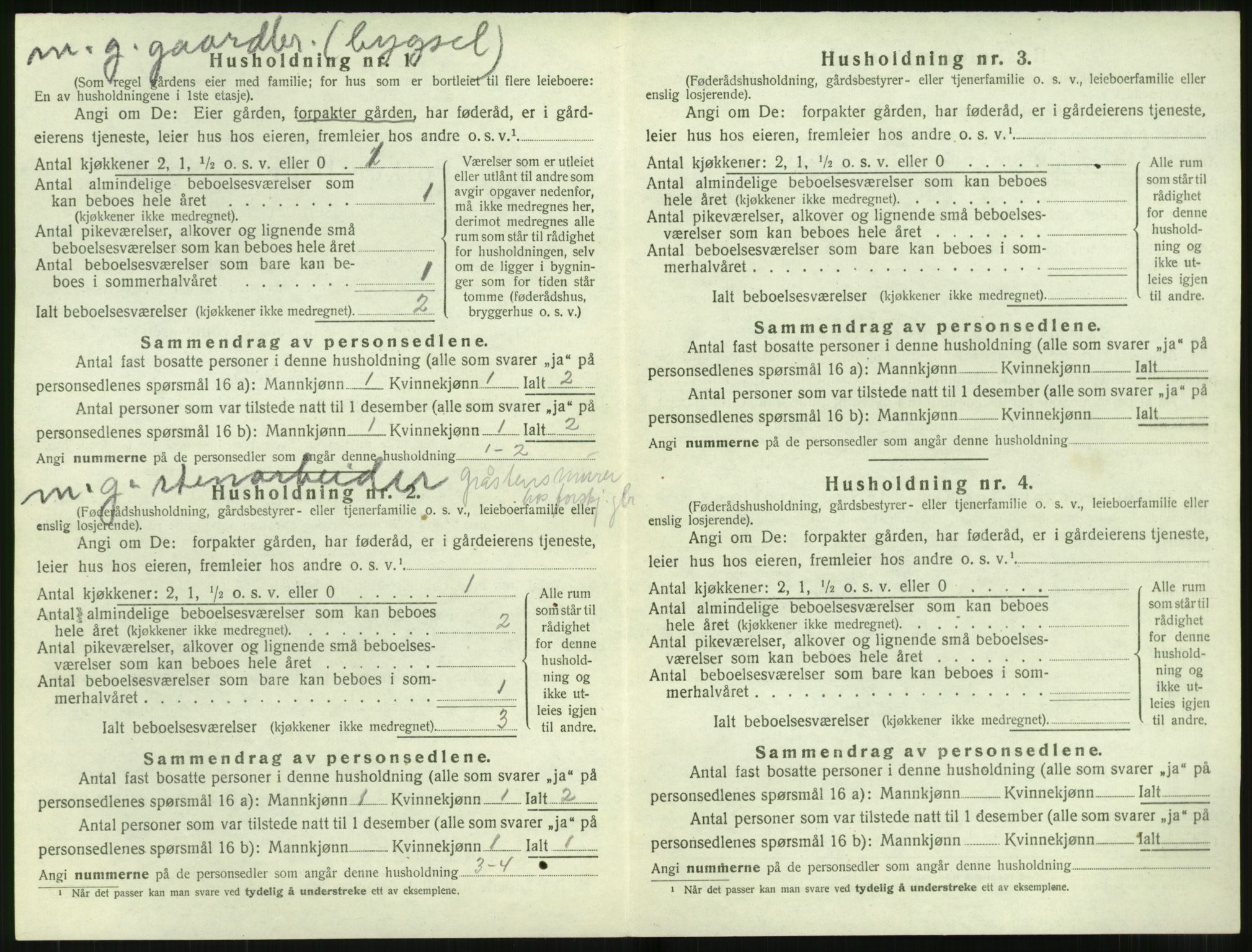 SAT, 1920 census for Ørskog, 1920, p. 289