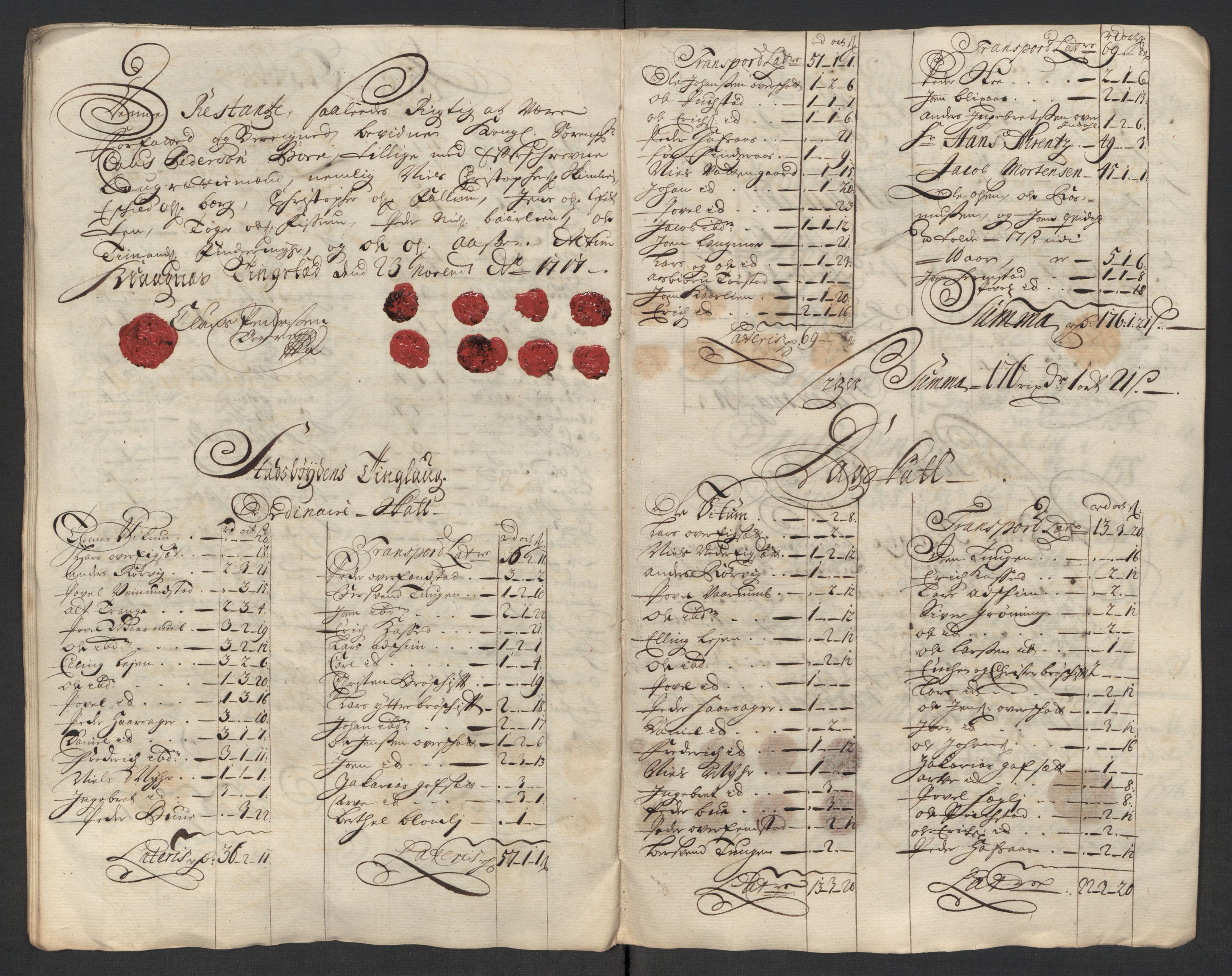 Rentekammeret inntil 1814, Reviderte regnskaper, Fogderegnskap, RA/EA-4092/R57/L3865: Fogderegnskap Fosen, 1717, p. 241