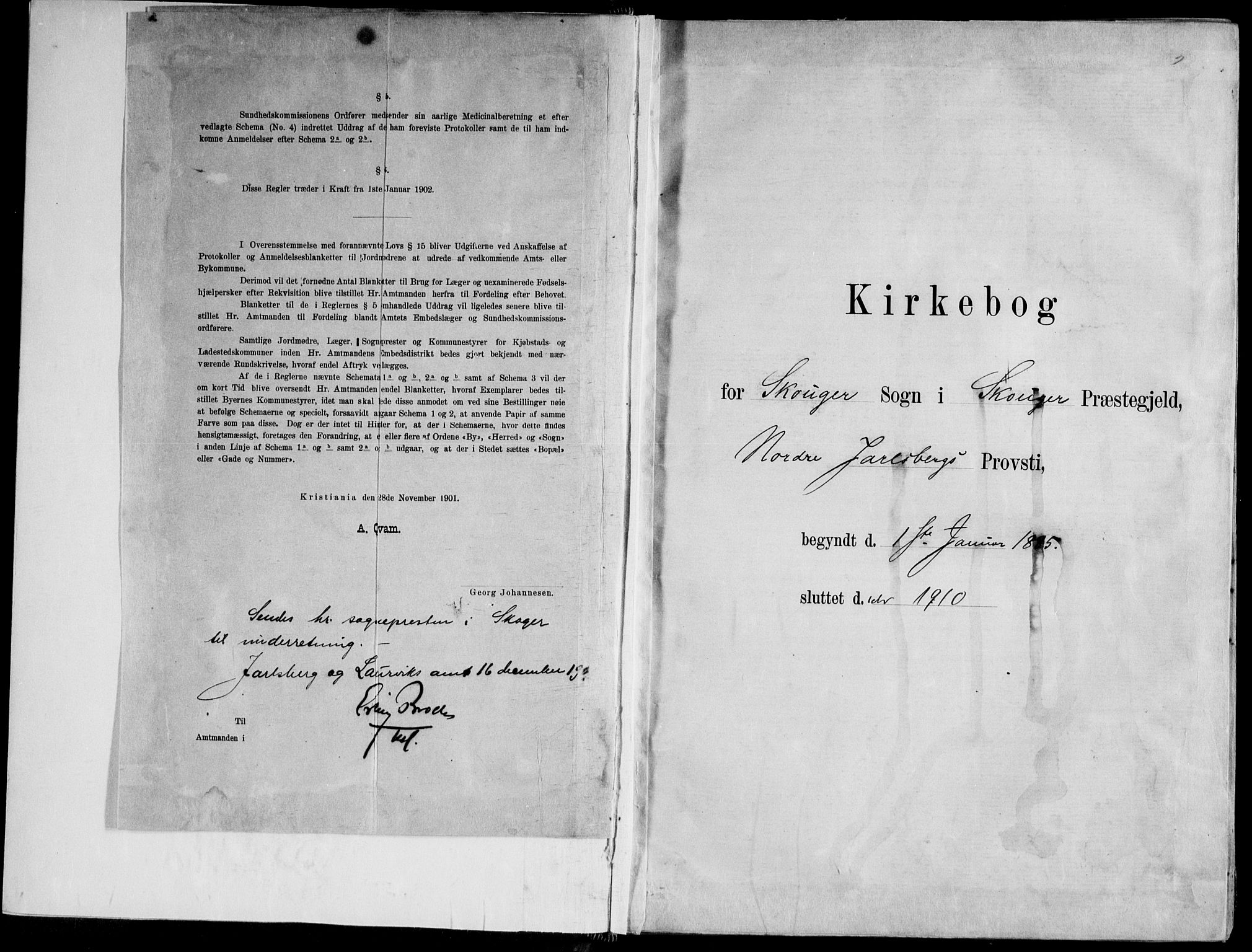 Skoger kirkebøker, AV/SAKO-A-59/F/Fa/L0006: Parish register (official) no. I 6, 1885-1910