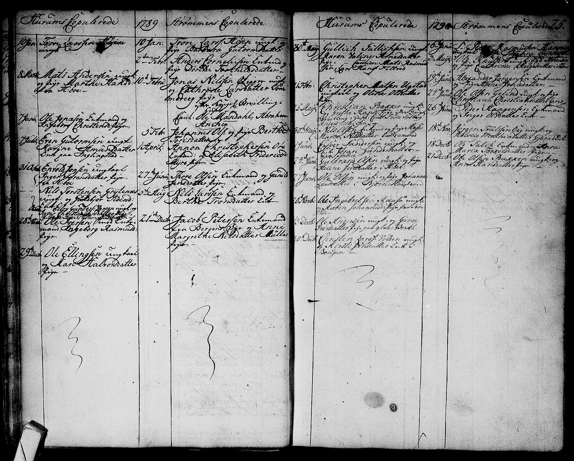 Hurum kirkebøker, AV/SAKO-A-229/F/Fa/L0007: Parish register (official) no. 7, 1771-1810, p. 25