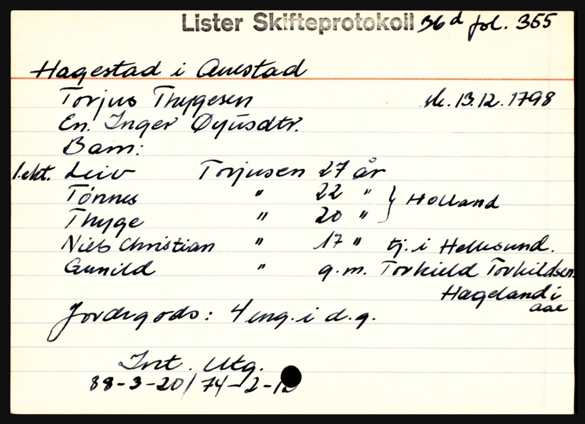 Lister sorenskriveri, AV/SAK-1221-0003/H, p. 13547