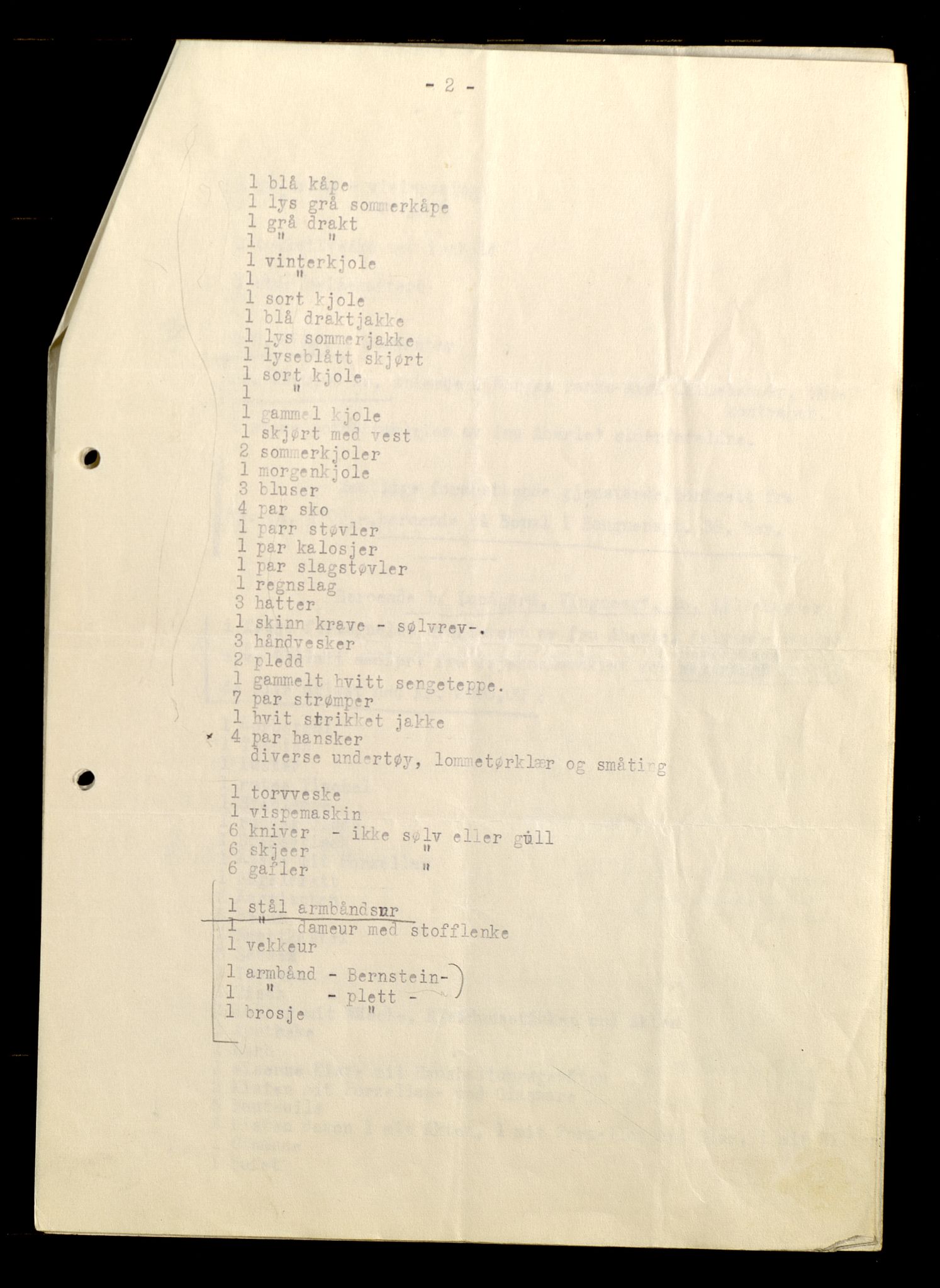 Fåberg lensmannskontor, AV/SAH-PGF-016/O/Oc/L0004/0001: Jødeboer og borgervakt / Jøder og jødeboer, 1942-1954, p. 16