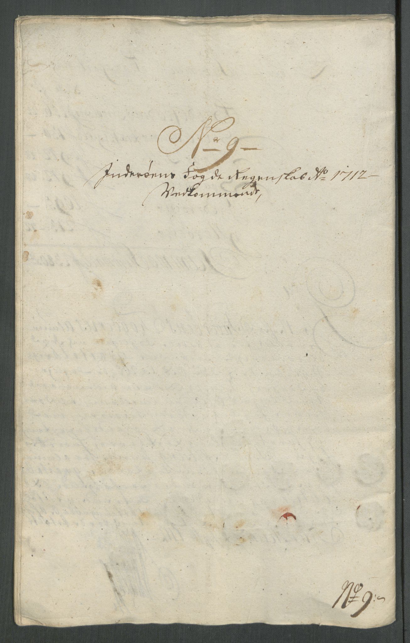 Rentekammeret inntil 1814, Reviderte regnskaper, Fogderegnskap, AV/RA-EA-4092/R63/L4320: Fogderegnskap Inderøy, 1712, p. 174