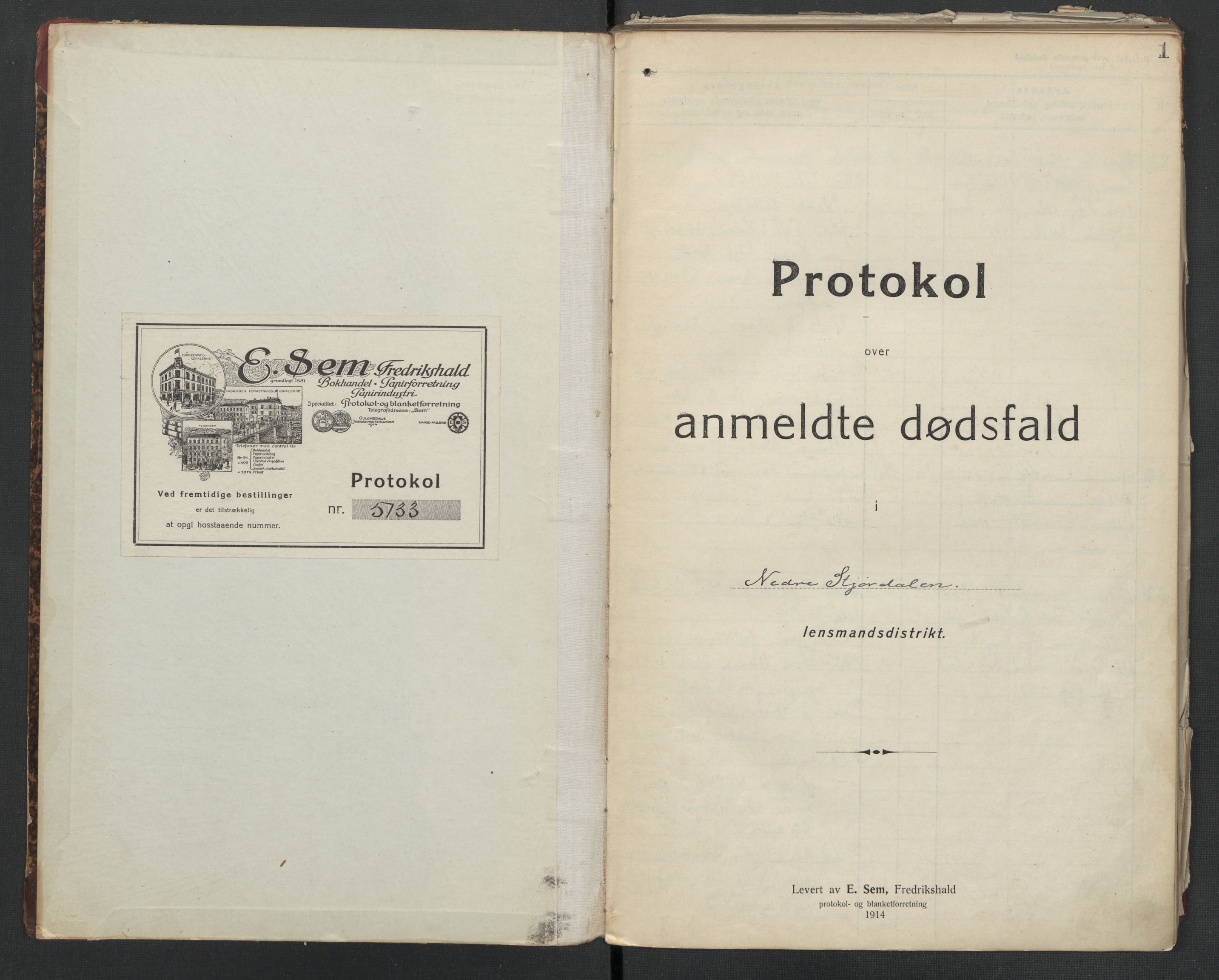 Nedre Stjørdal lensmannskontor, SAT/A-1044/02/L0004: 2.01.04 Dødsfallsprotokoller, 1917-1921