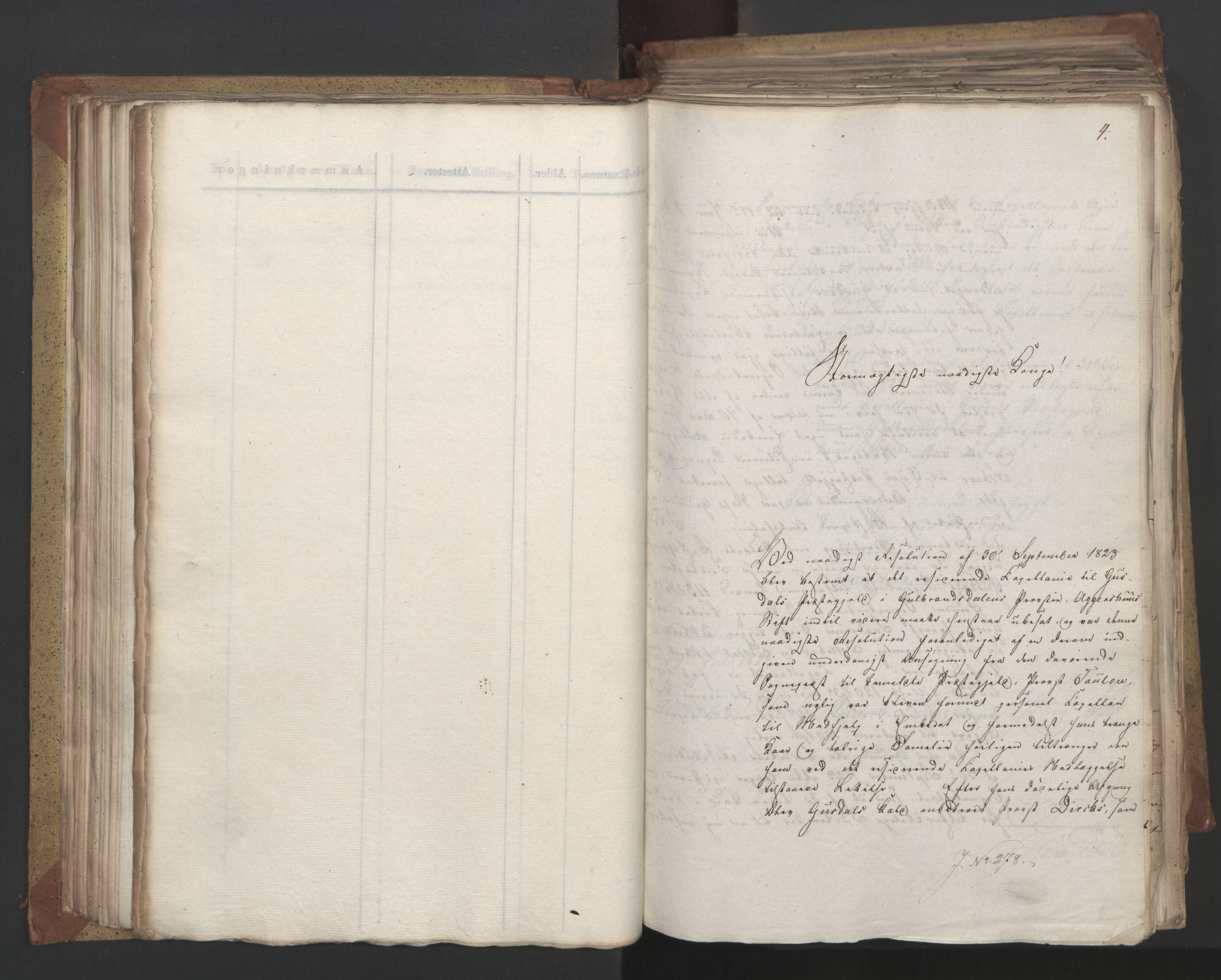 Statsrådsavdelingen i Stockholm, AV/RA-S-1003/D/Da/L0055: Regjeringsinnstillinger nr. 231-435, 1828, p. 127