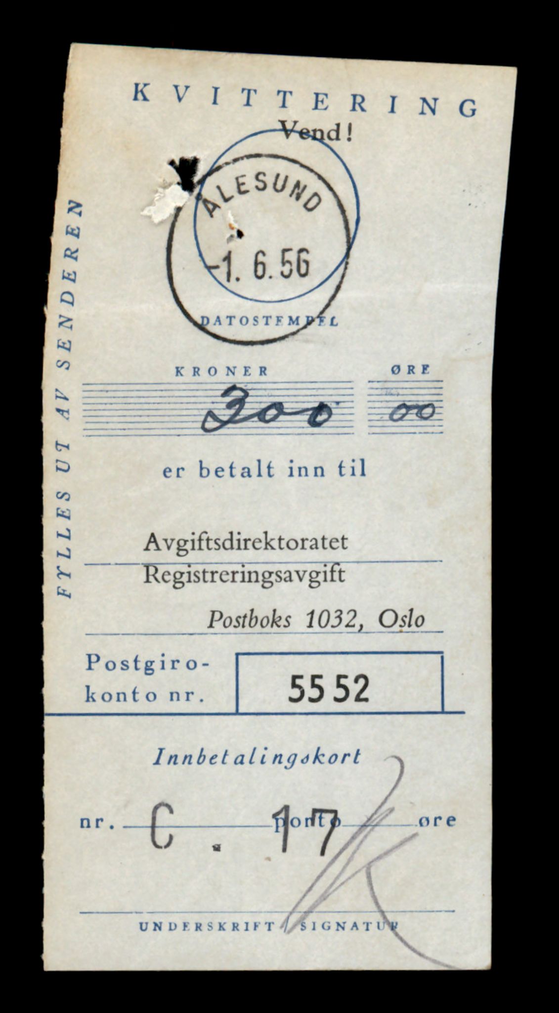 Møre og Romsdal vegkontor - Ålesund trafikkstasjon, SAT/A-4099/F/Fe/L0011: Registreringskort for kjøretøy T 1170 - T 1289, 1927-1998, p. 2298