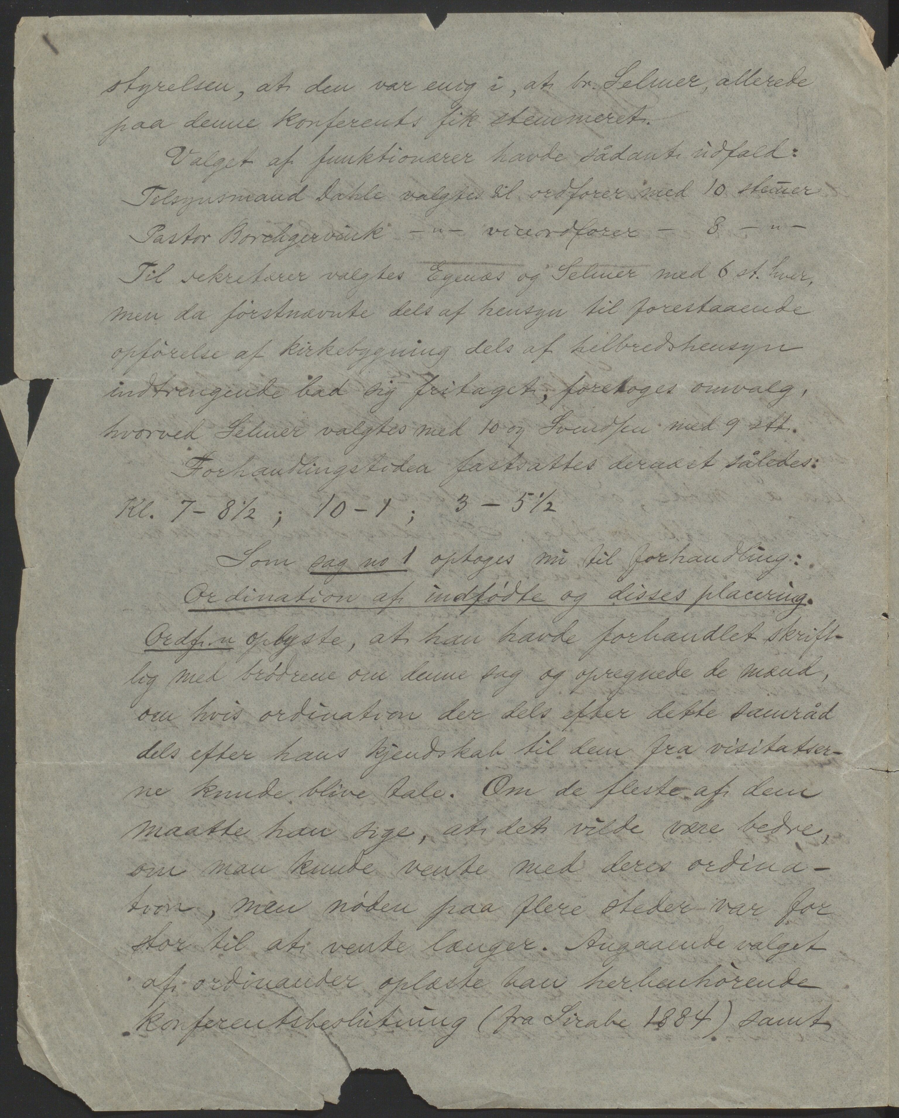 Det Norske Misjonsselskap - hovedadministrasjonen, VID/MA-A-1045/D/Da/Daa/L0037/0002: Konferansereferat og årsberetninger / Konferansereferat fra Madagaskar Innland., 1887