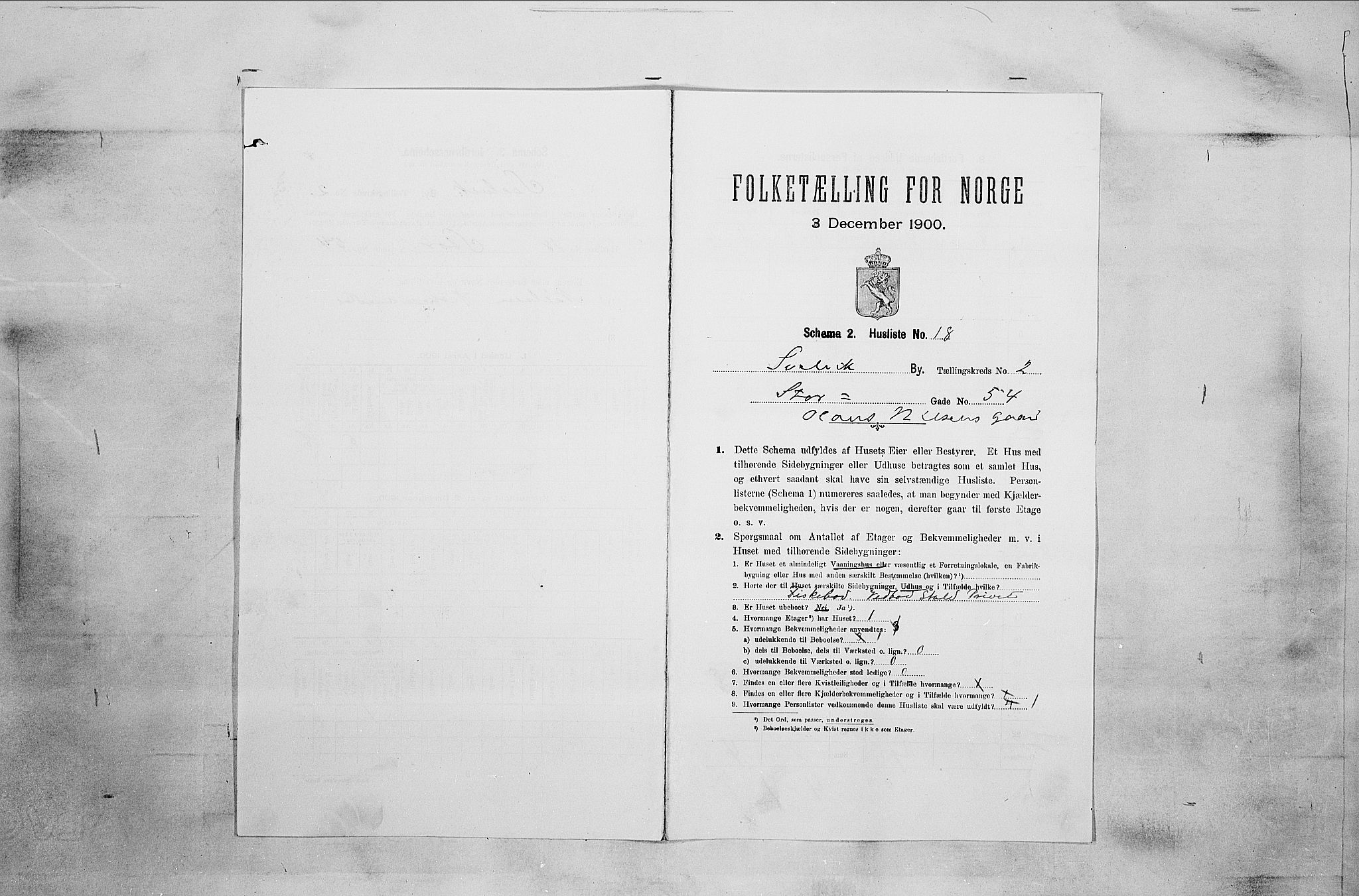 RA, 1900 census for Svelvik, 1900, p. 356